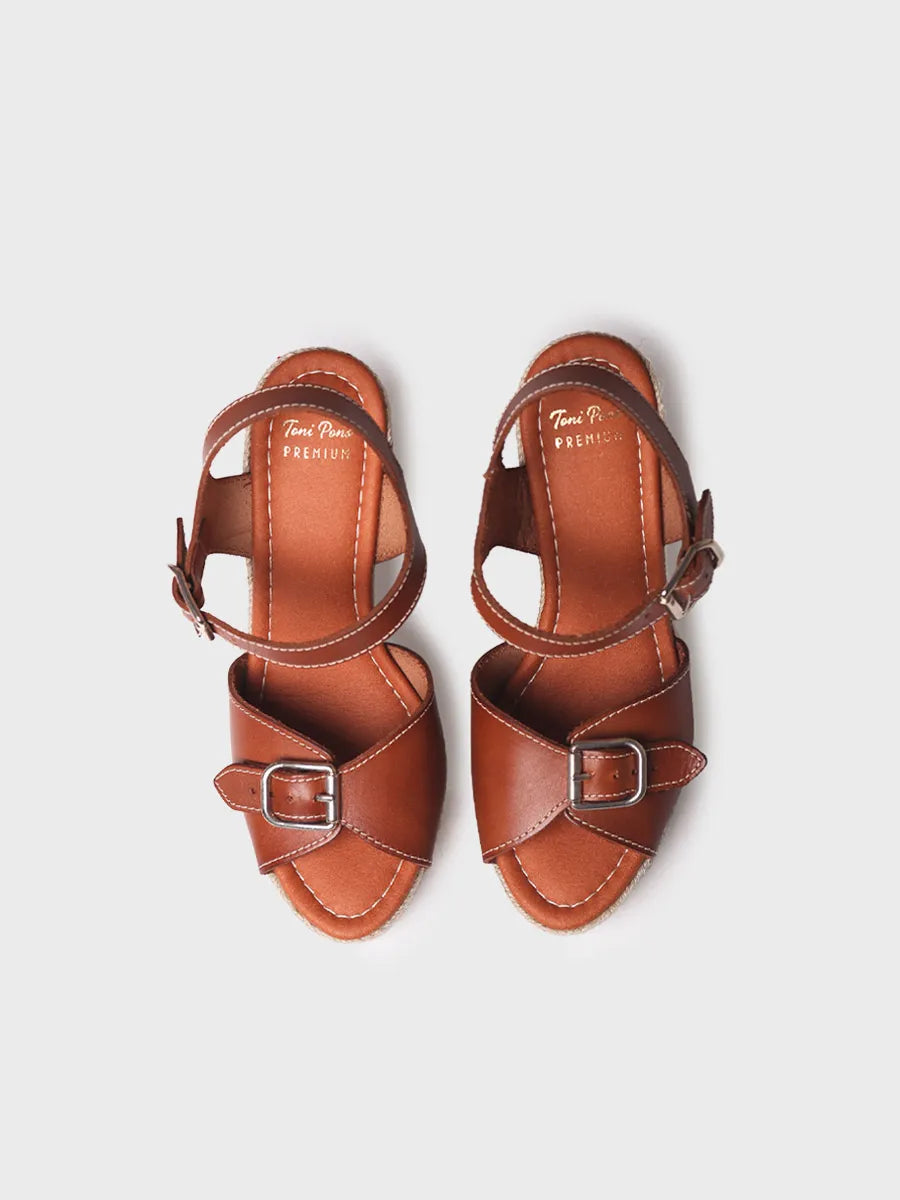Toni Pons Olga espadrilles cuir talon 10,5 cm