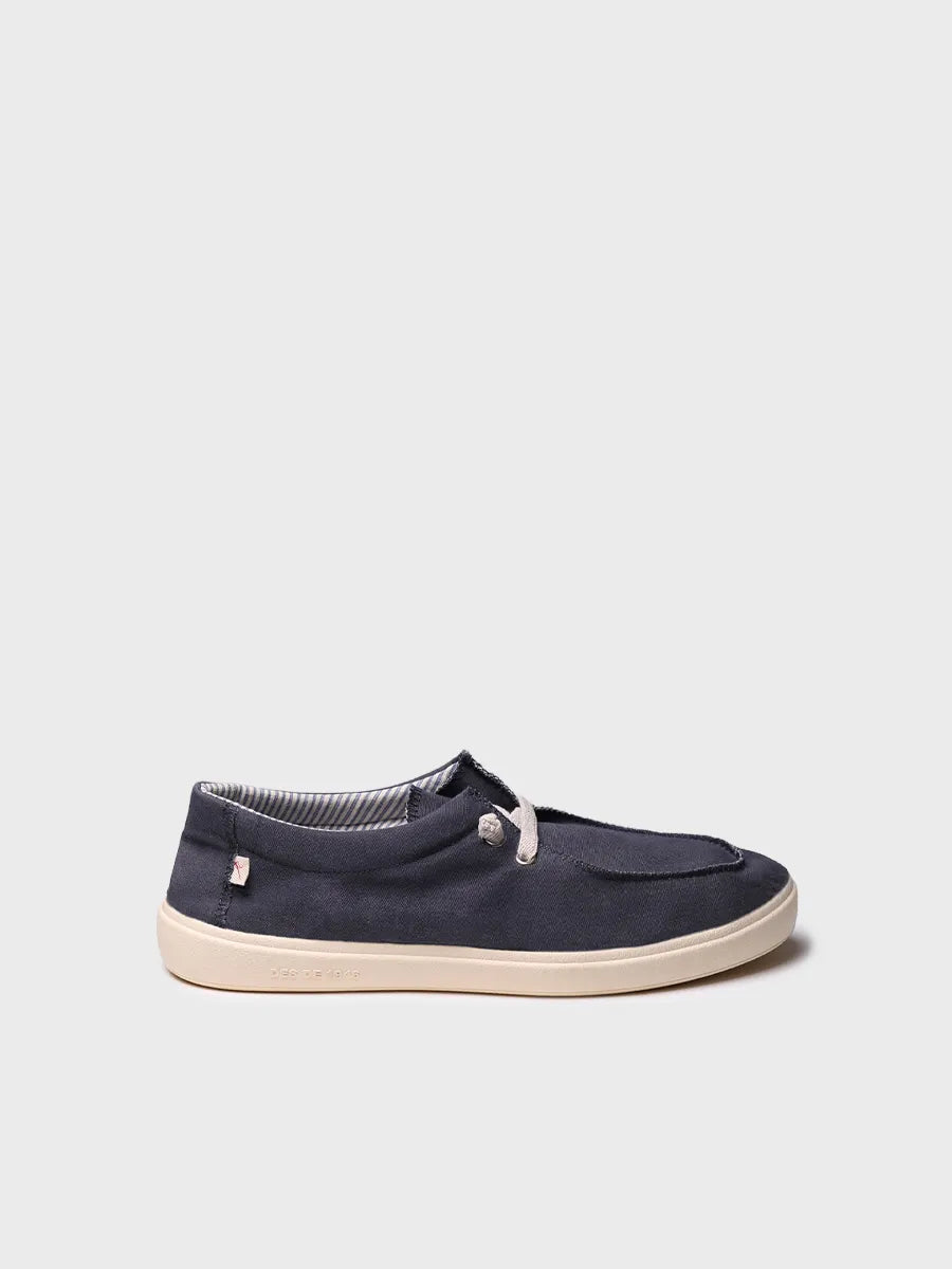 Toni Pons Ian chaussure homme toile coton bleu marine