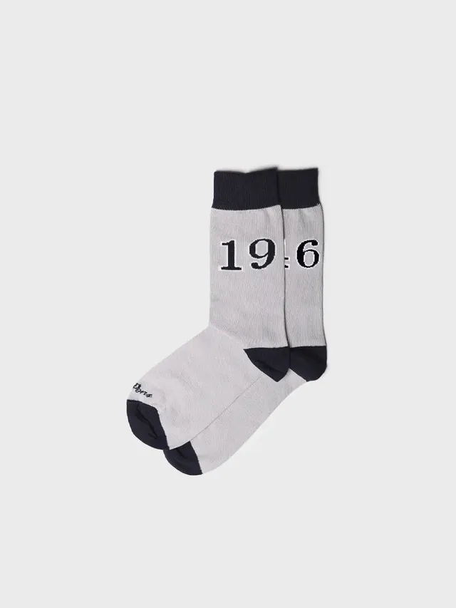 Toni Pons Quel-TP chaussettes coton gris imprimé