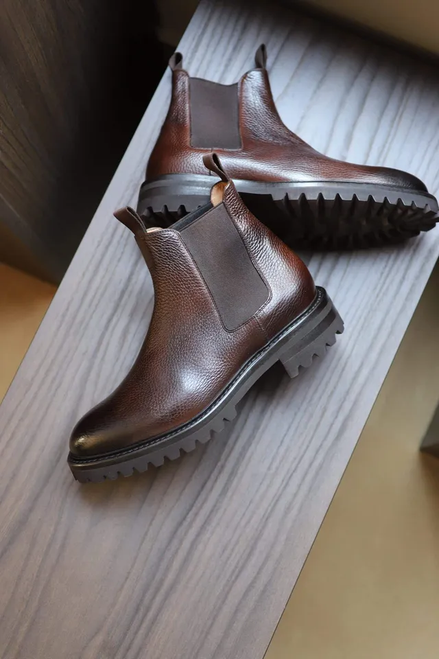 Malfroid Berrière II boots cuir grainé