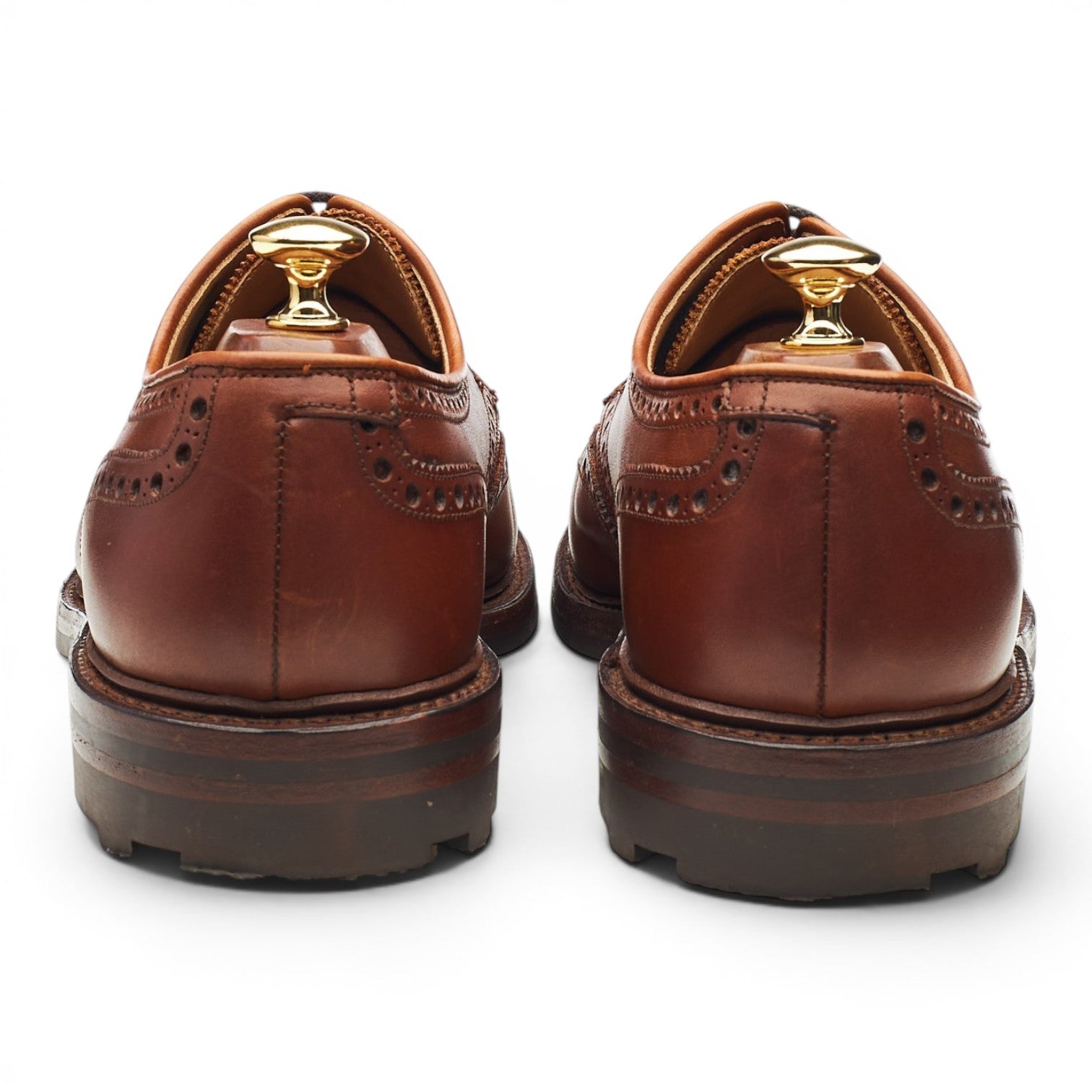 Crockett & Jones Warwick derbies brogues cuir marron 9,5