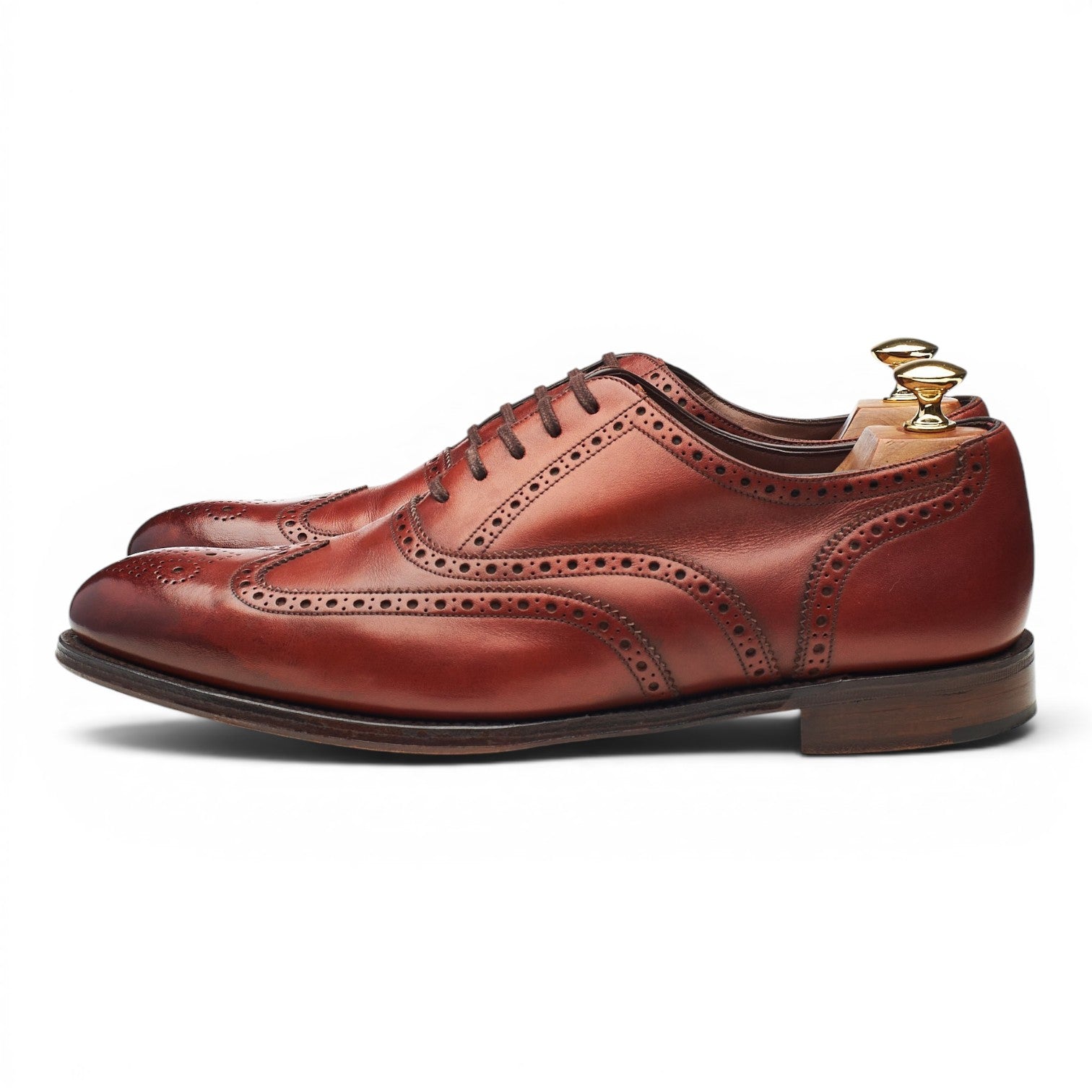 Loake 1880 Torrington richelieu brogue marron 8.5 UK