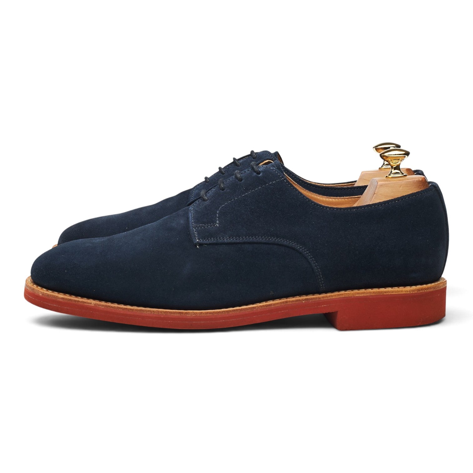 Shipton Heneage derbies suède bleu marine UK 10,5