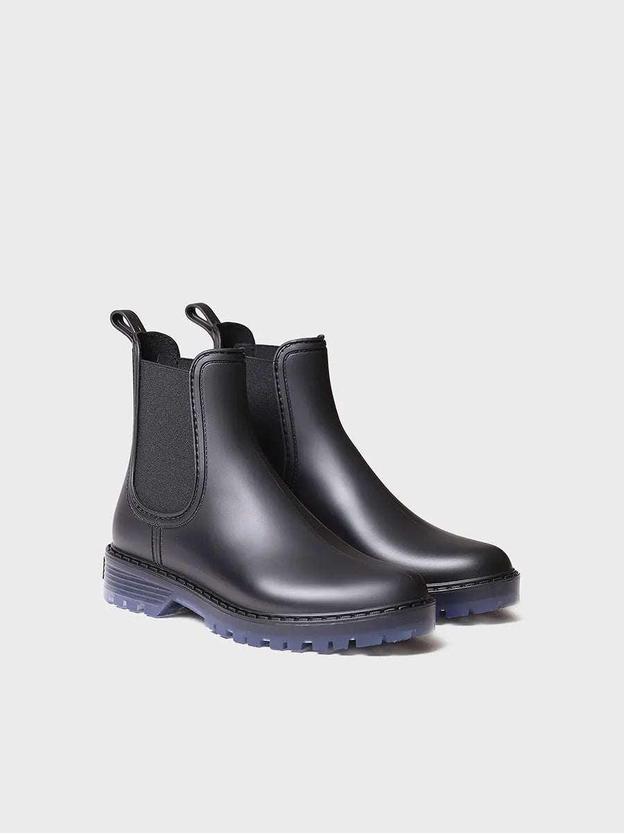 Toni Pons Coney bottines pluie femme noir chelsea