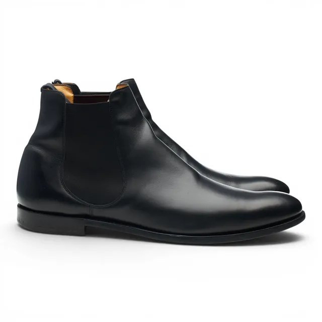 Church Houston bottines chelsea cuir noir UK 11