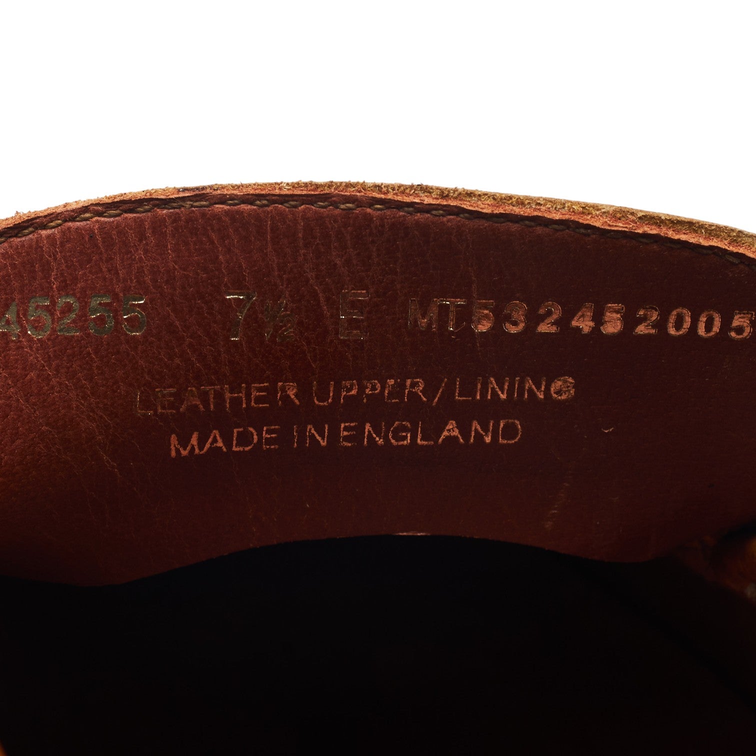 George Cleverley George mocassins cuir tan UK 7.5