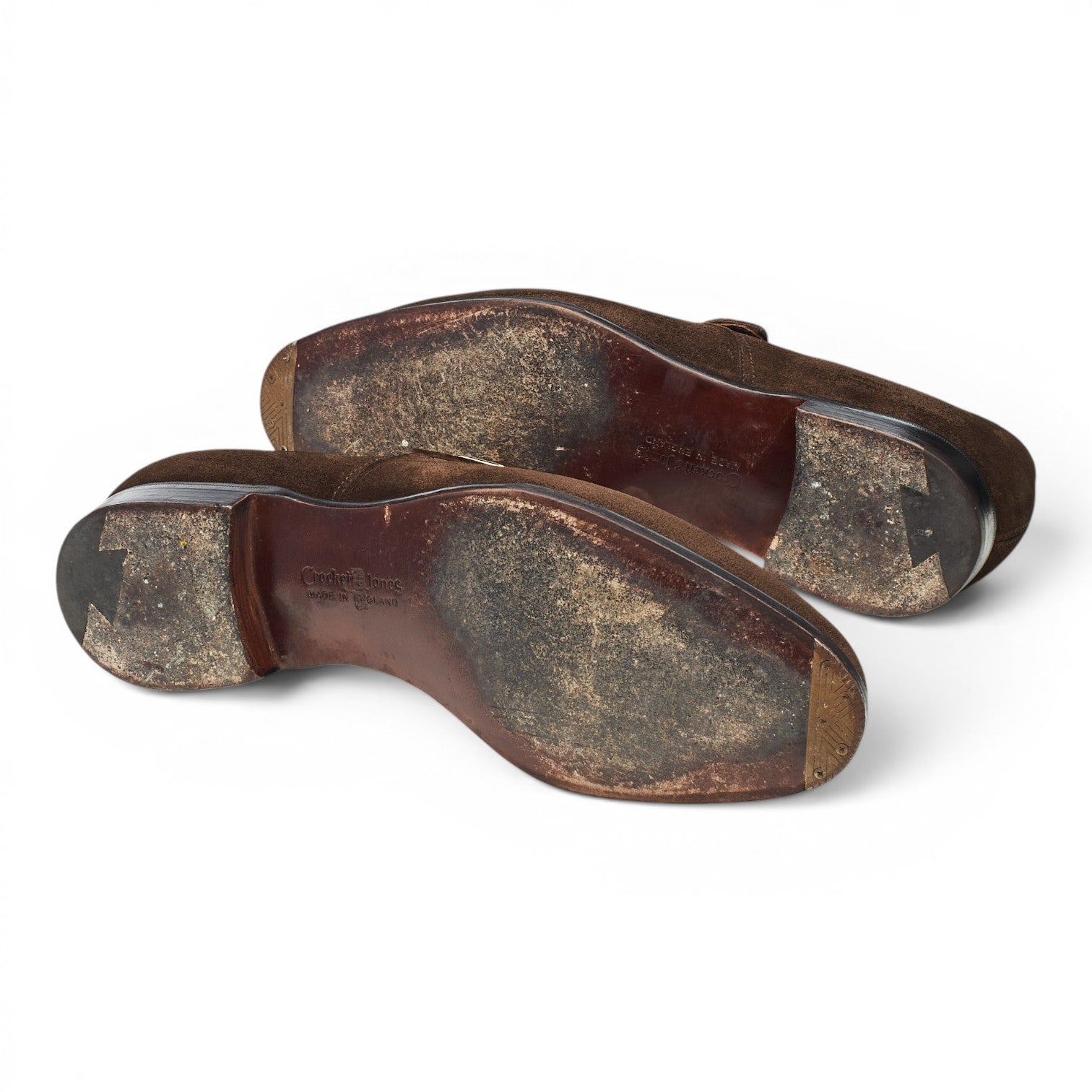 Crockett & Jones Mortimer 2 monk strap daim marron 7.5