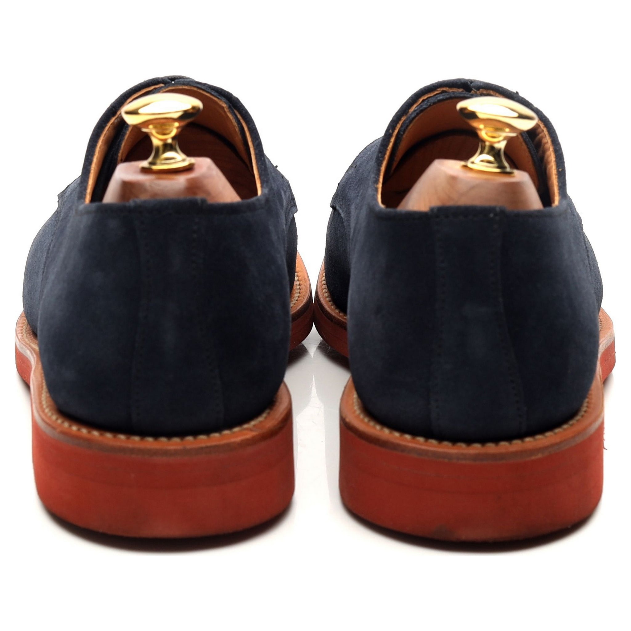 Sanders Jack derbies daim bleu marine pointure UK 9