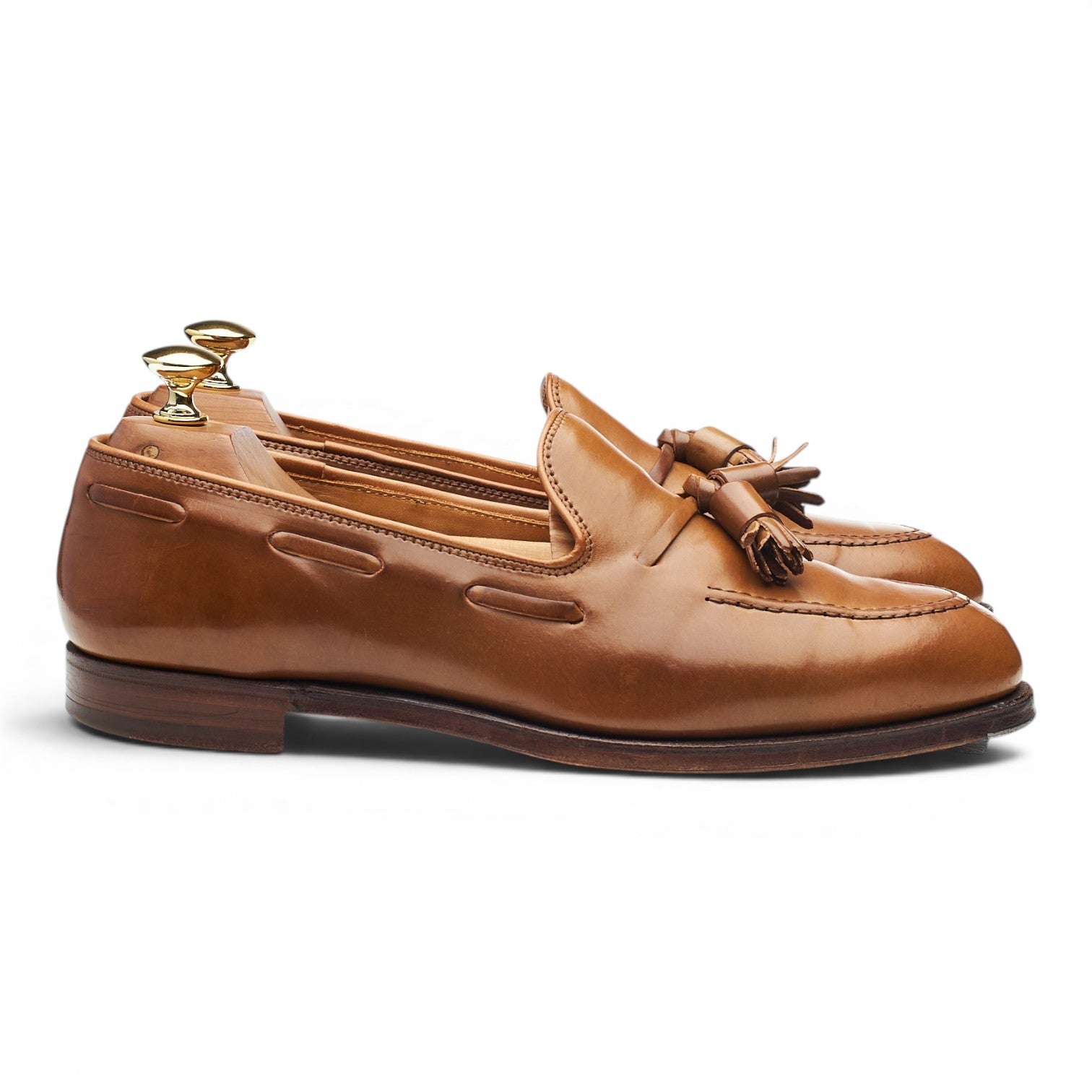 Crockett & Jones Cavendish 2 mocassin cordovan whisky UK 6.5