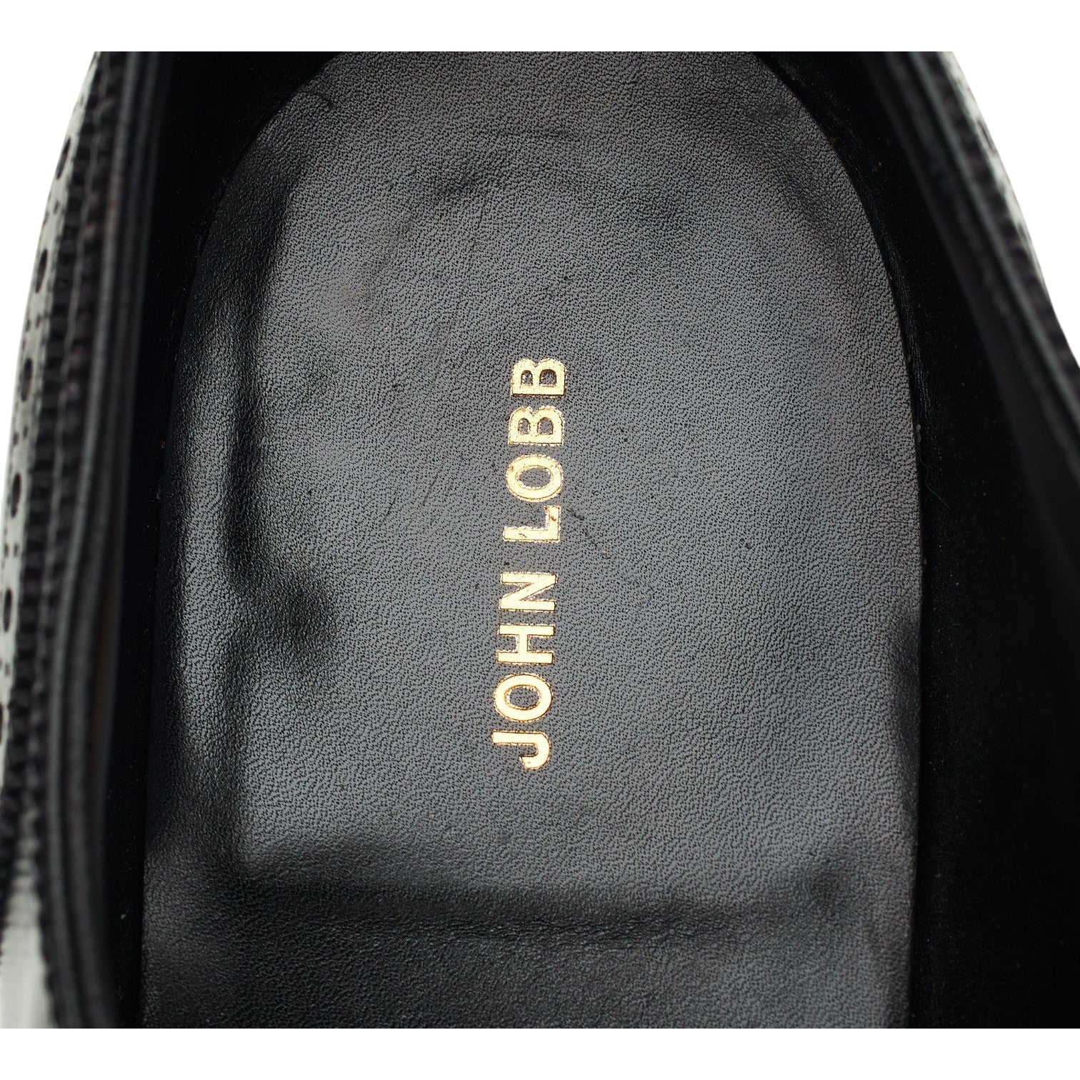 John Lobb Henford richelieu cuir noir UK 9