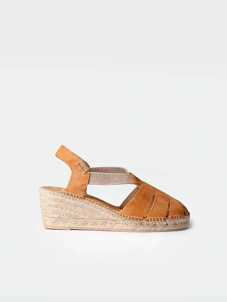 Toni Pons Trapa espadrilles femme cuir talon 6 cm