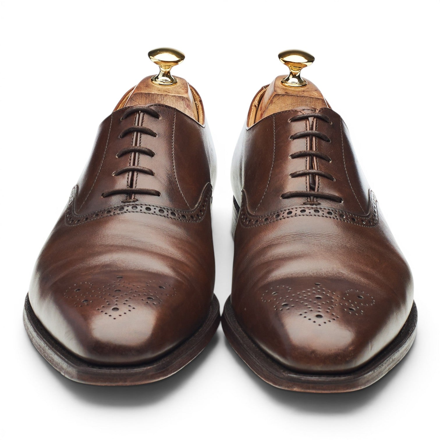Crockett & Jones Edgware oxford cuir marron UK 10