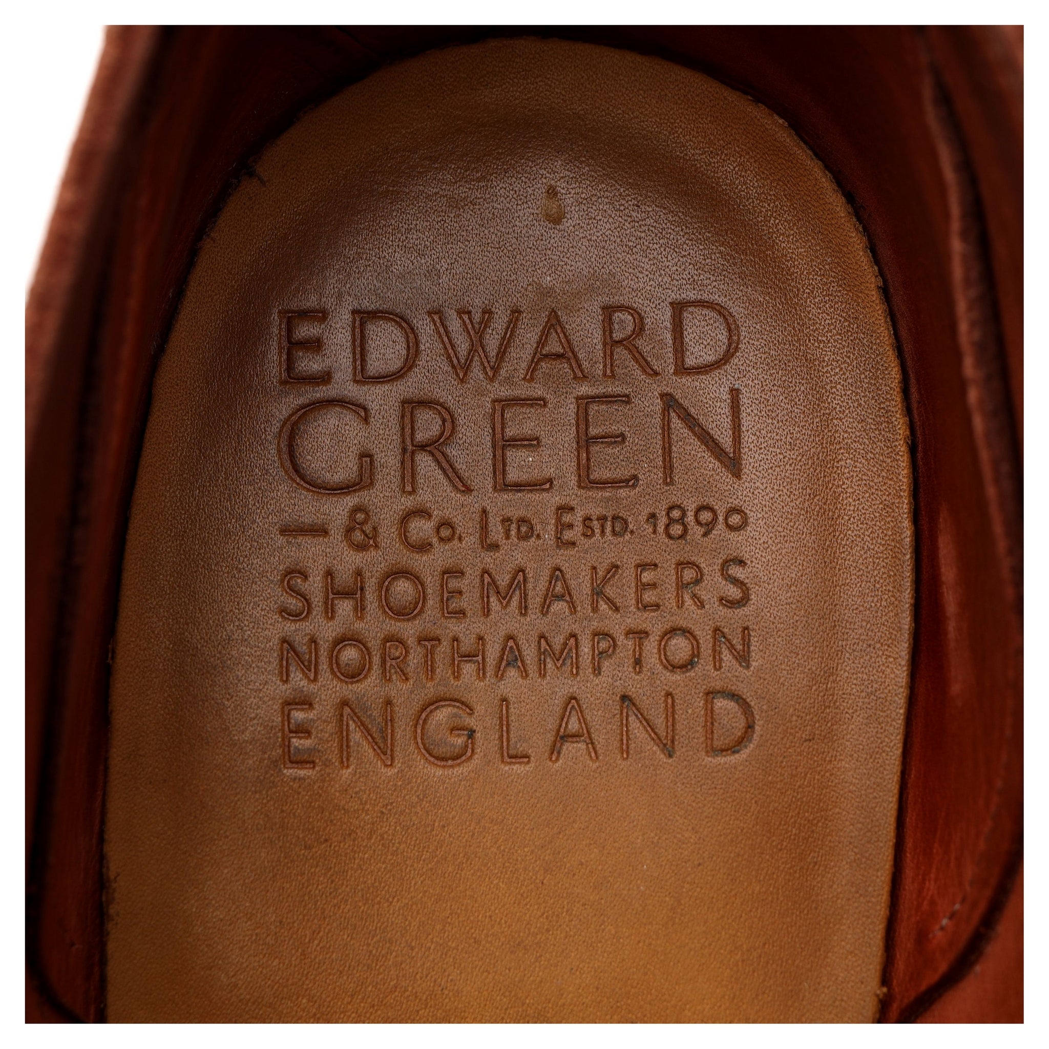 Edward Green Islington mocassins daim tan UK 8