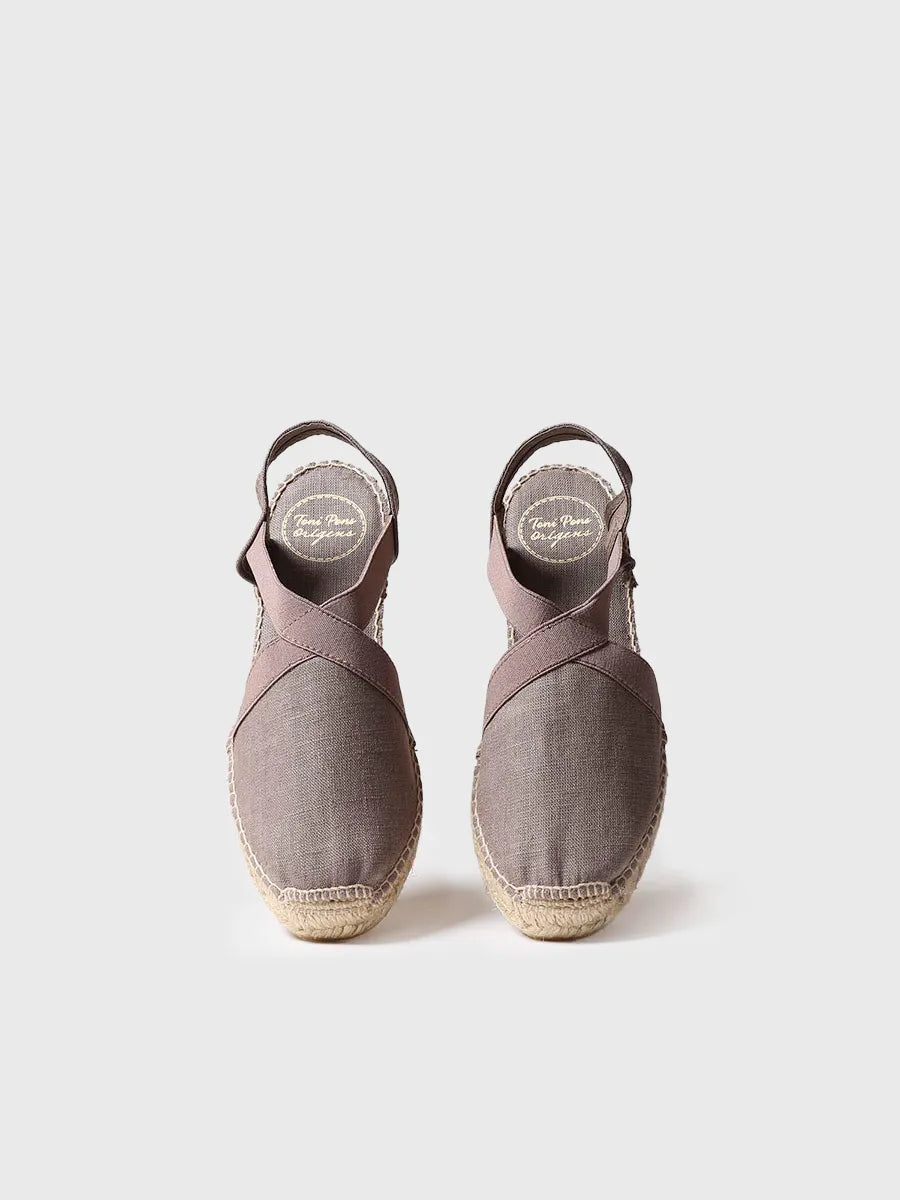 Toni Pons Verona espadrilles vegan femme taupe