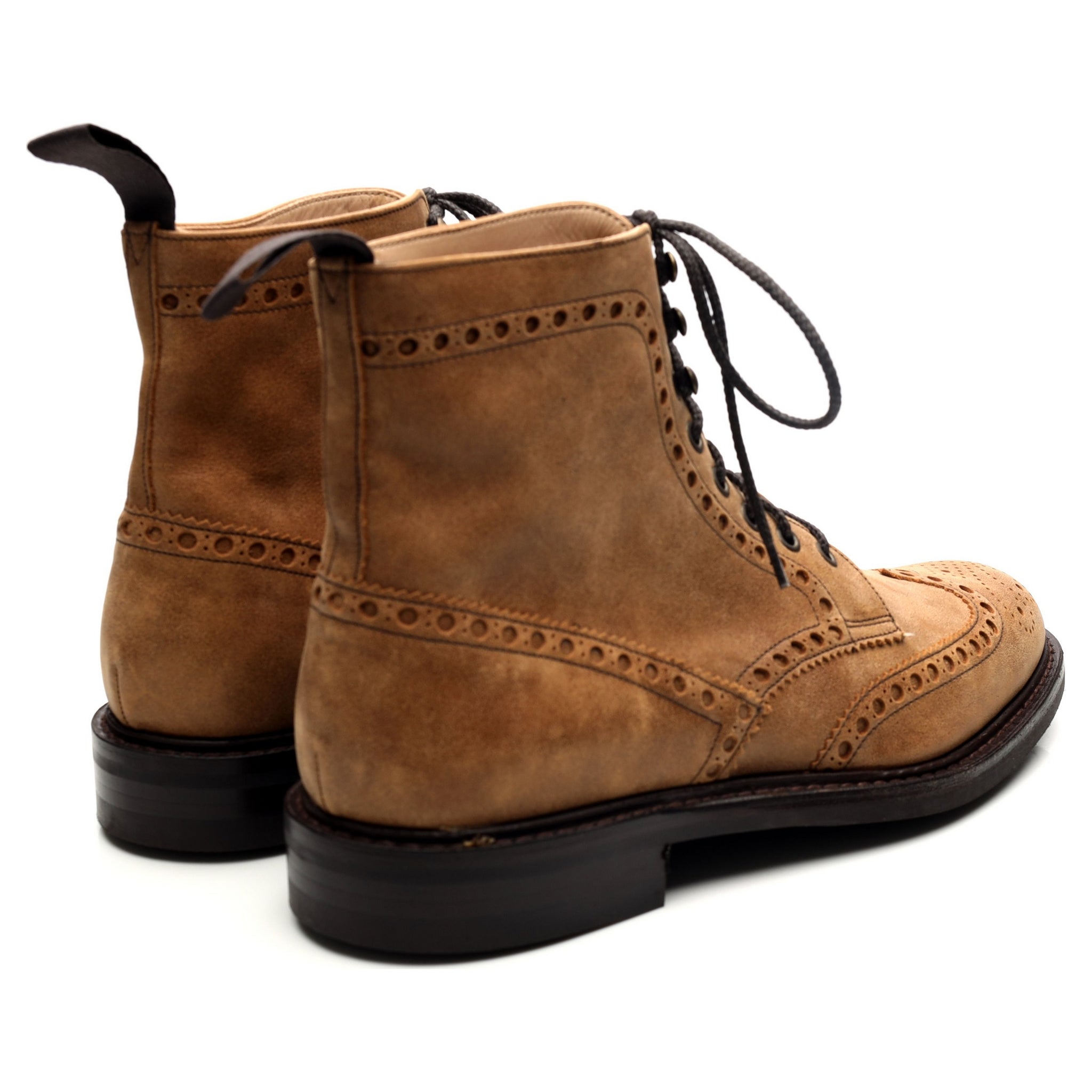 Cheaney Tweed bottines brogue daim sable 9.5