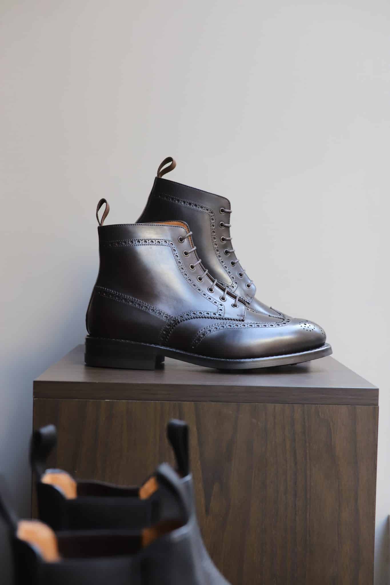 Malfroid Brogue-Master boots cuir semelle Dainite