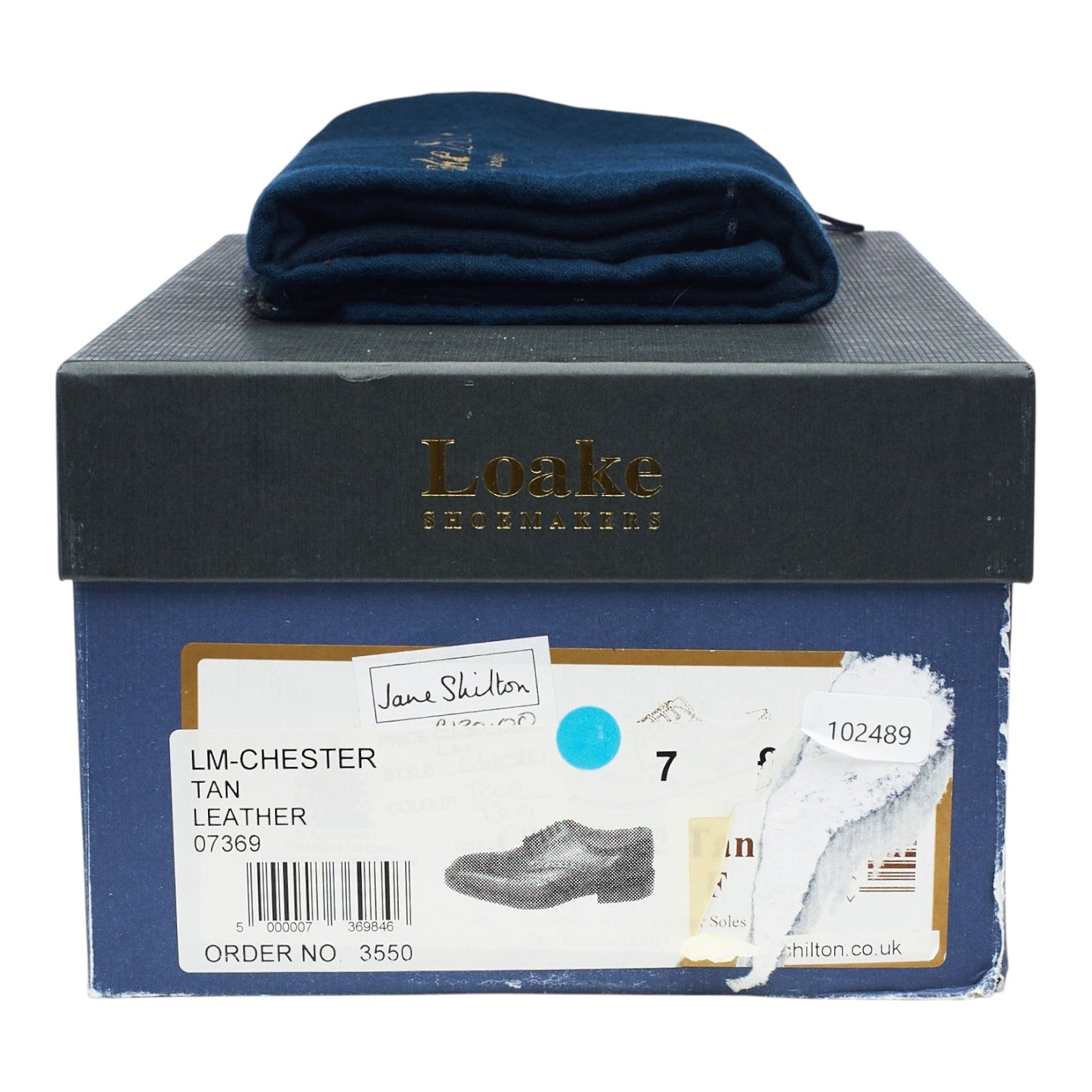 Loake 1880 Chester 2 derbys cuir marron UK 7
