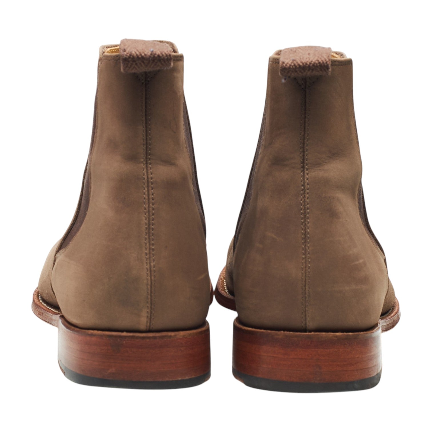 Grenson Declan boots chelsea nubuck gris UK 8