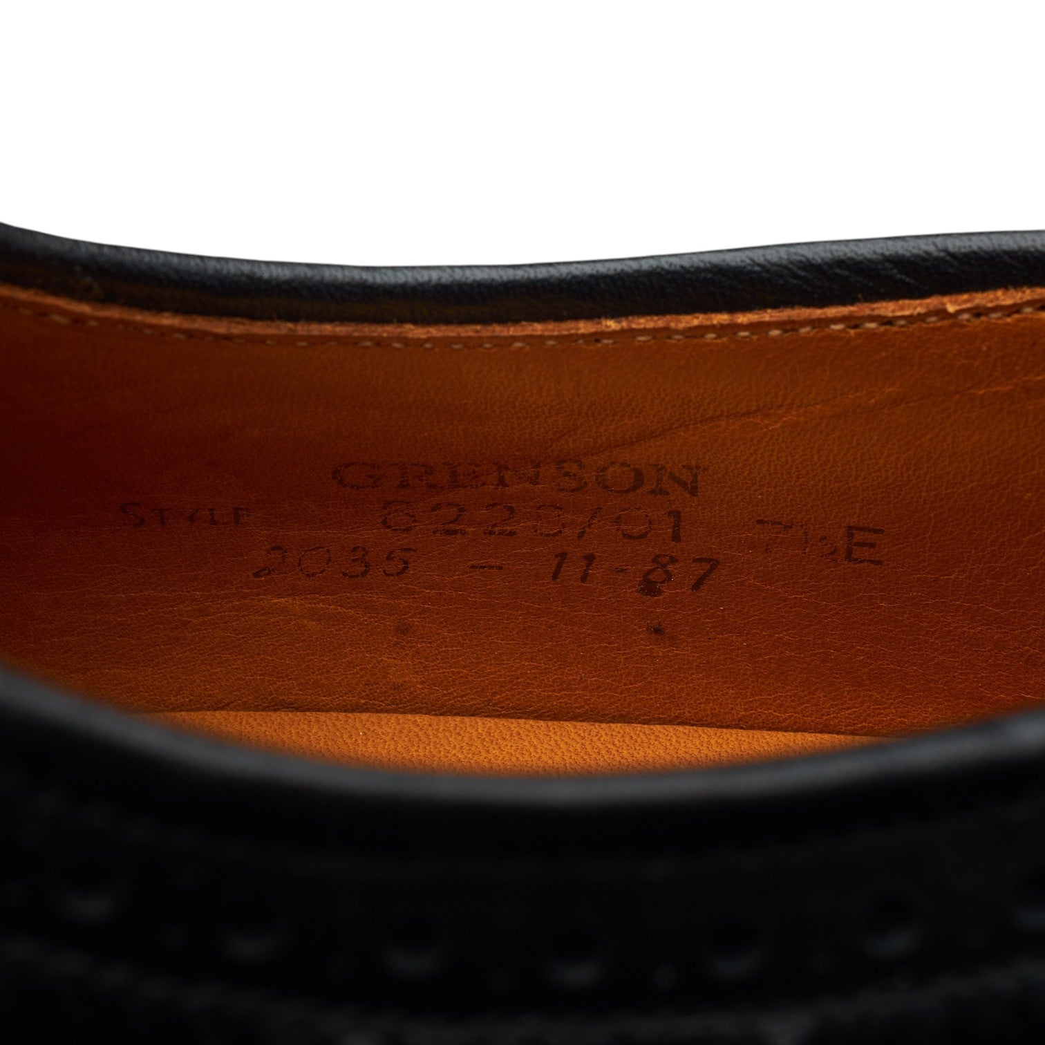 Grenson 6228 derbies cuir noir UK 7,5