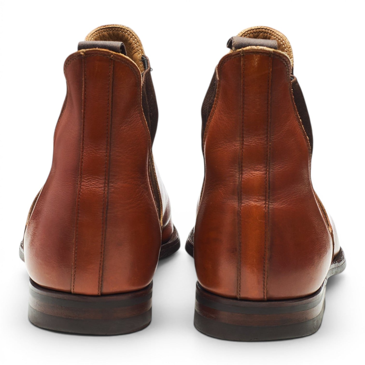 Crockett & Jones Chelsea 8 boots cuir marron UK 9