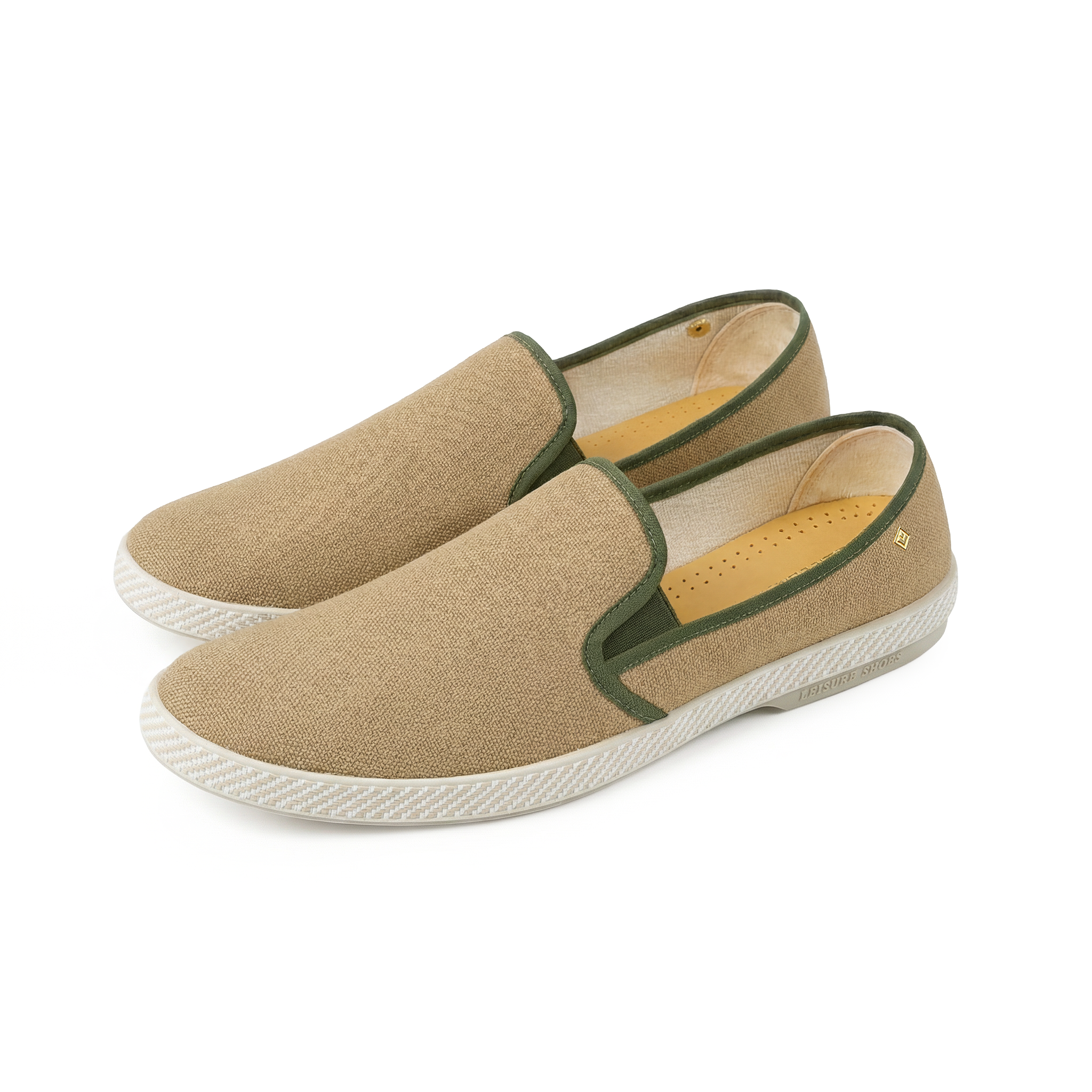 Rivieras Classic 1082 espadrille toile sable kaki