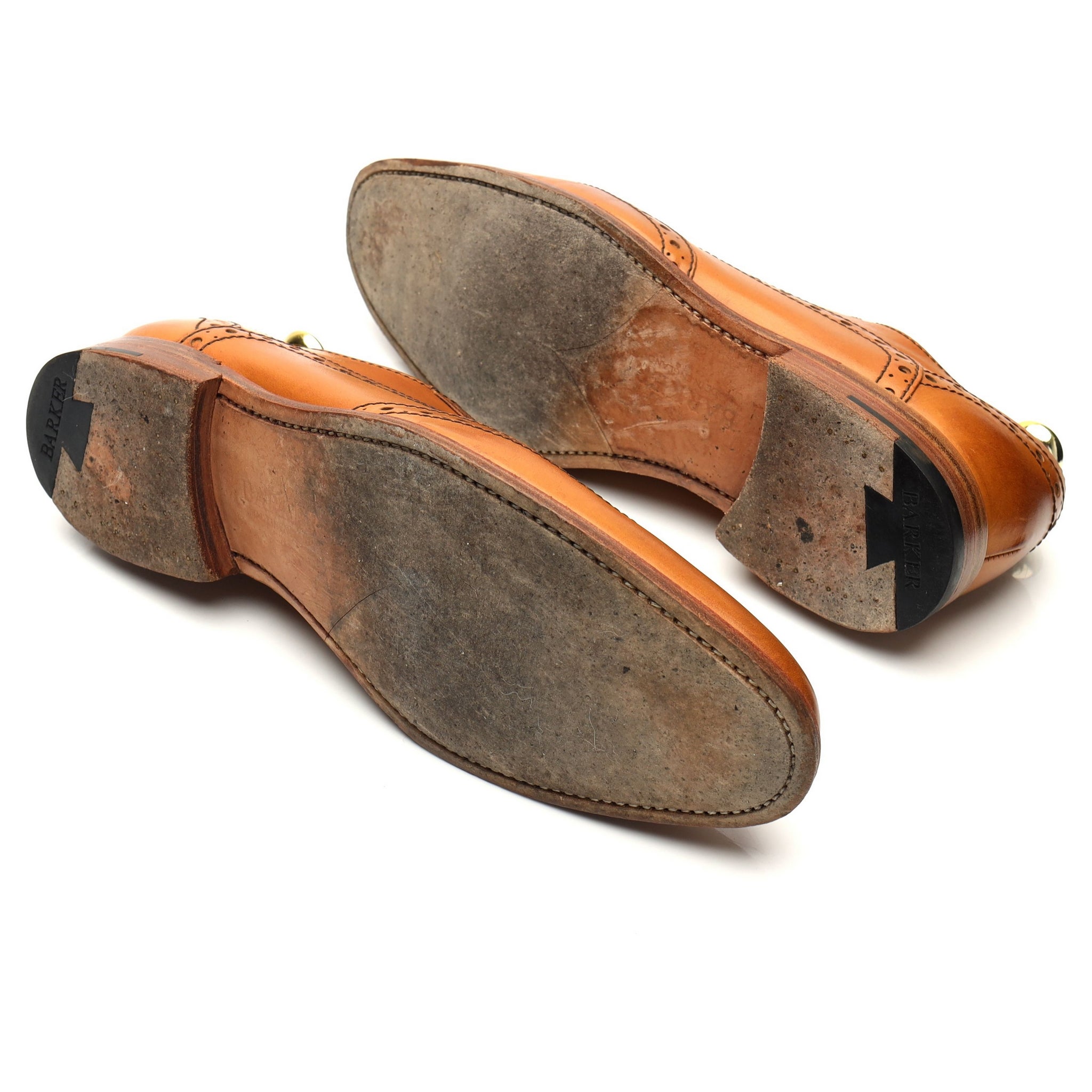 Barker Grant richelieu cuir marron clair UK 7