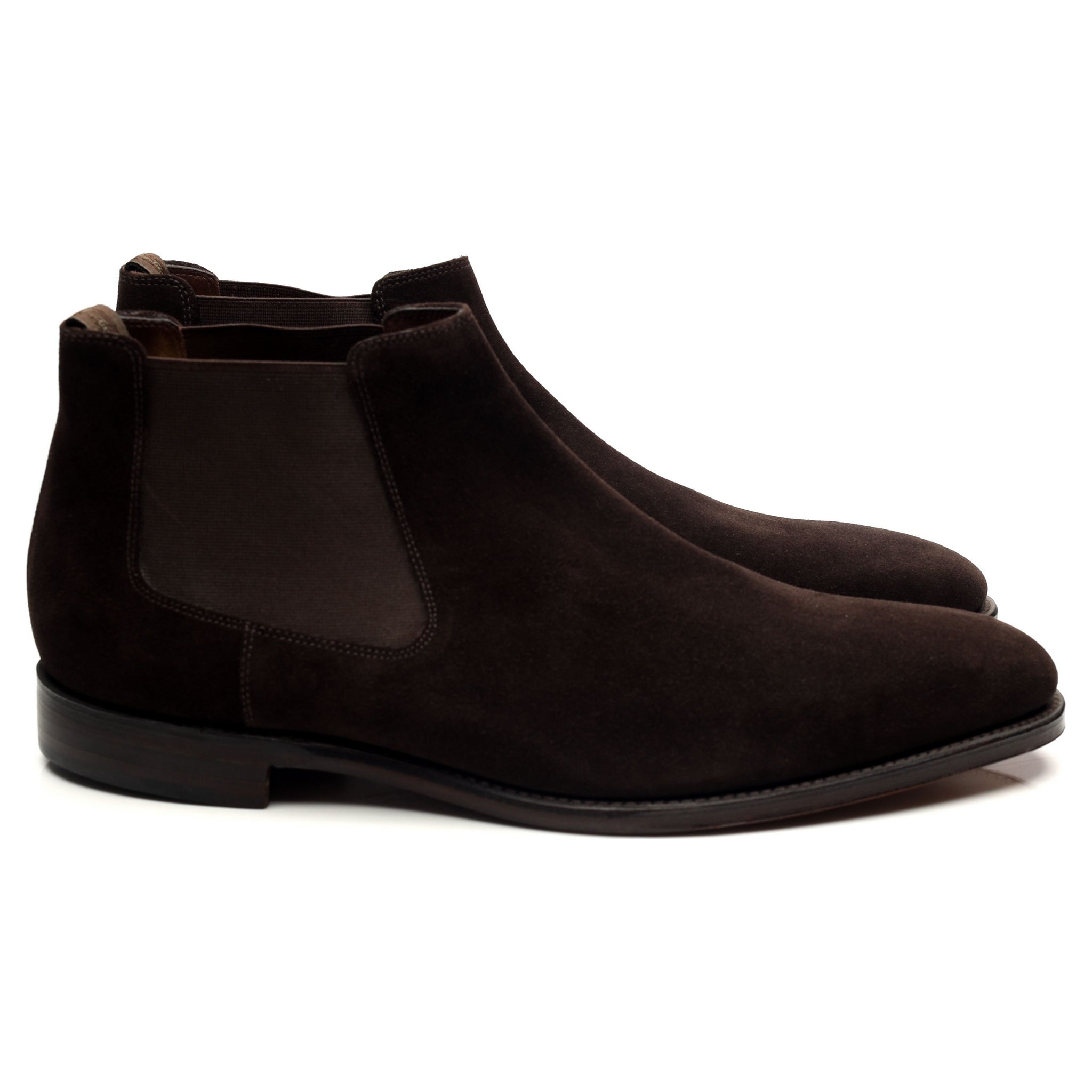 Loake 1880 Nene bottines chelsea daim marron 11 UK