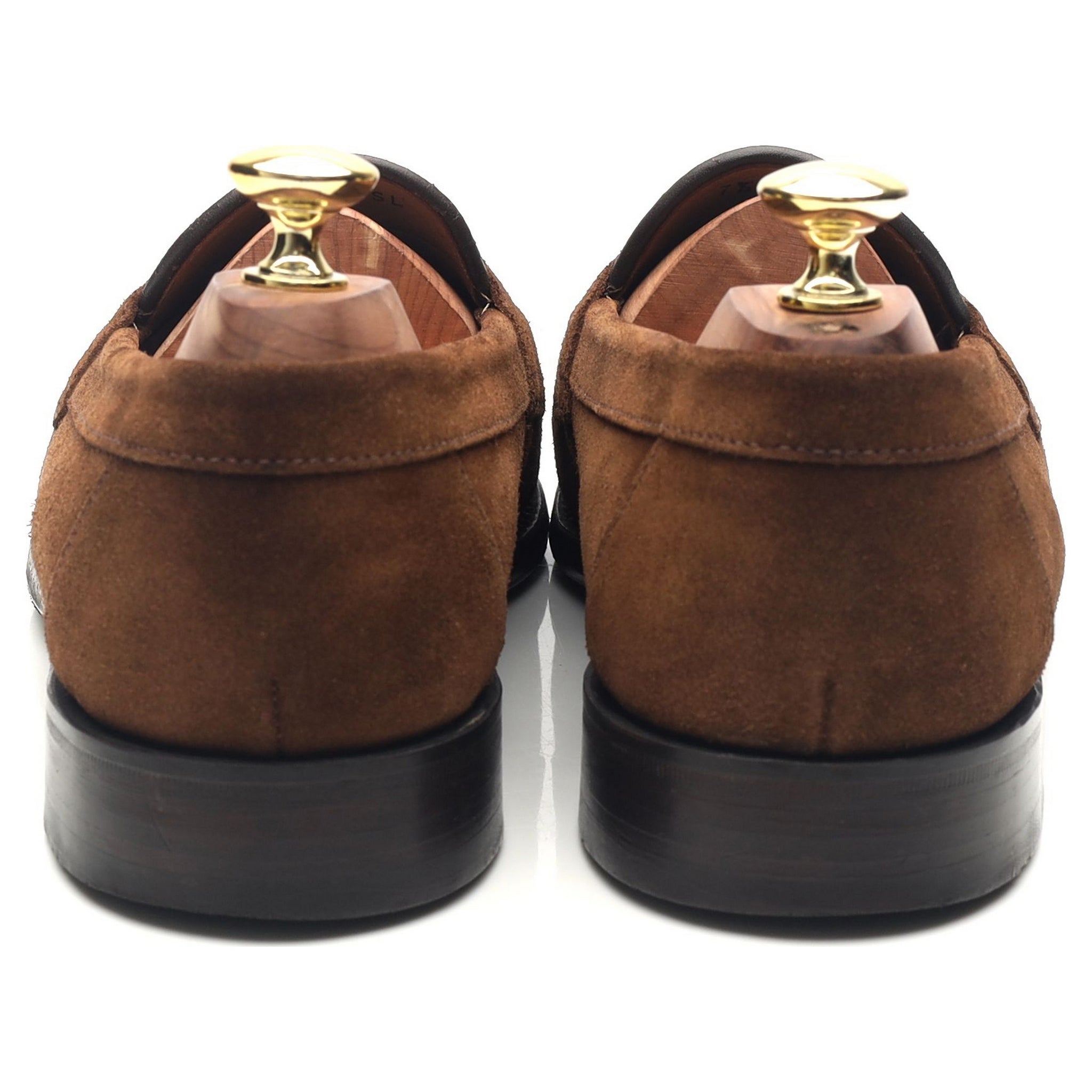 Loake Eton mocassins suède marron UK 7.5