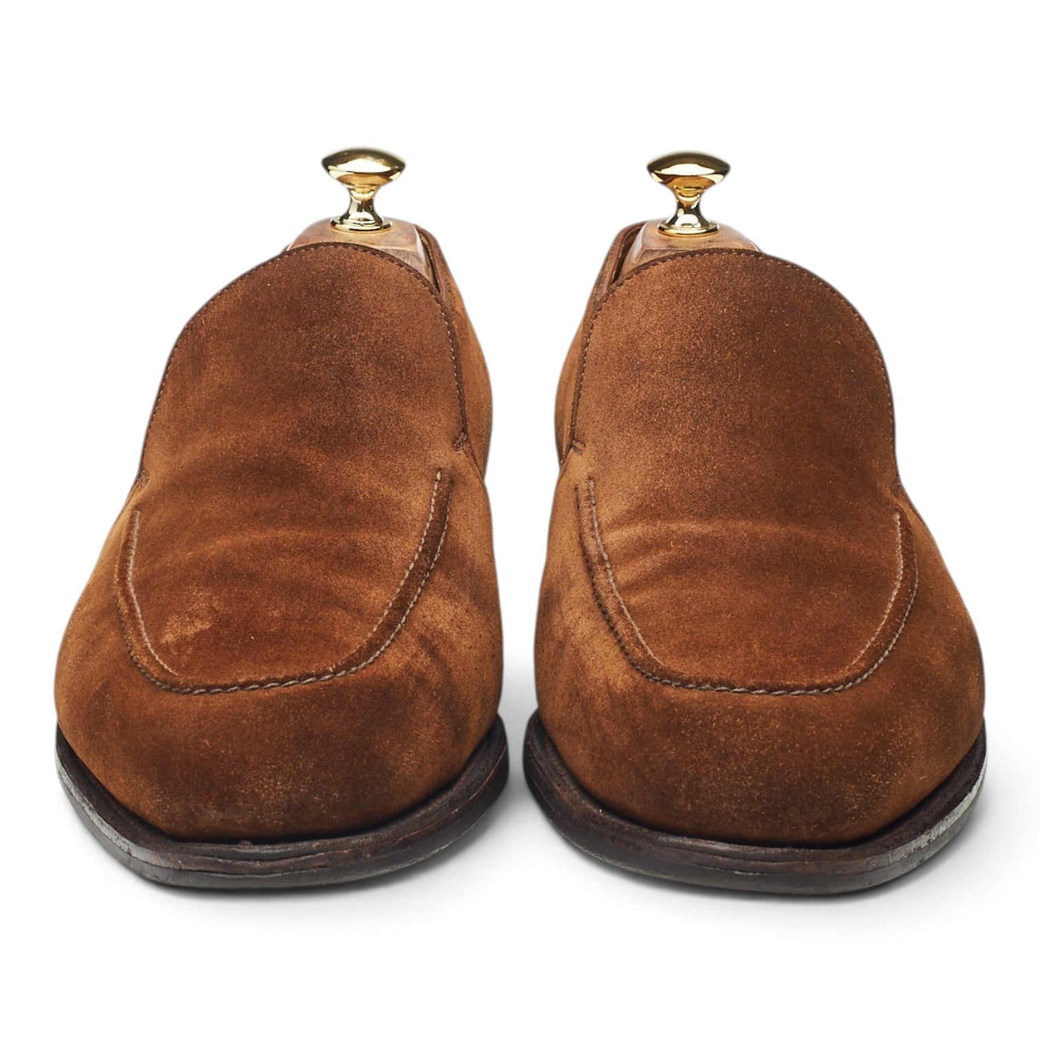 John Lobb Evesham mocassins suède marron 10.5 UK