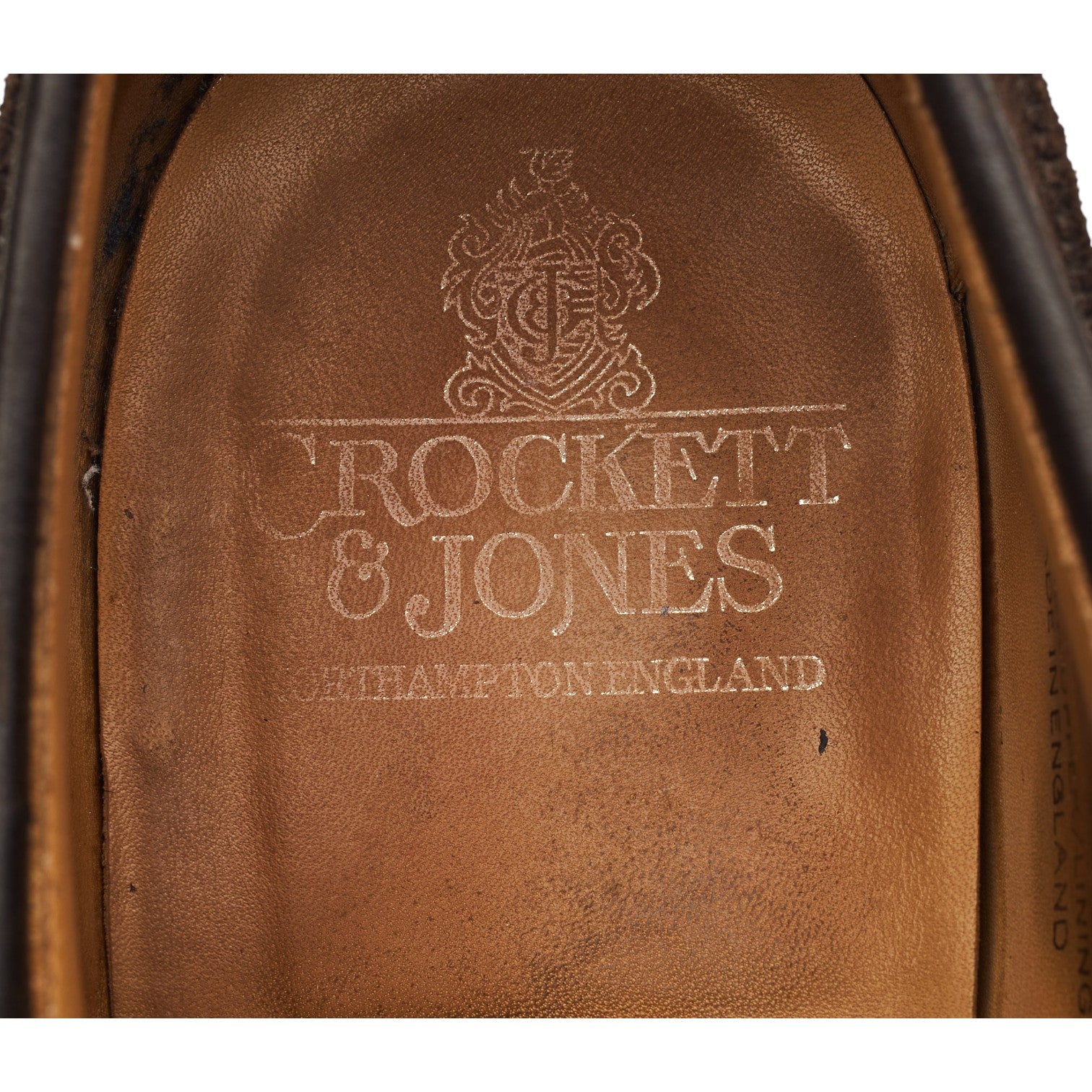 Crockett & Jones Swansea derbies daim marron UK 8.5
