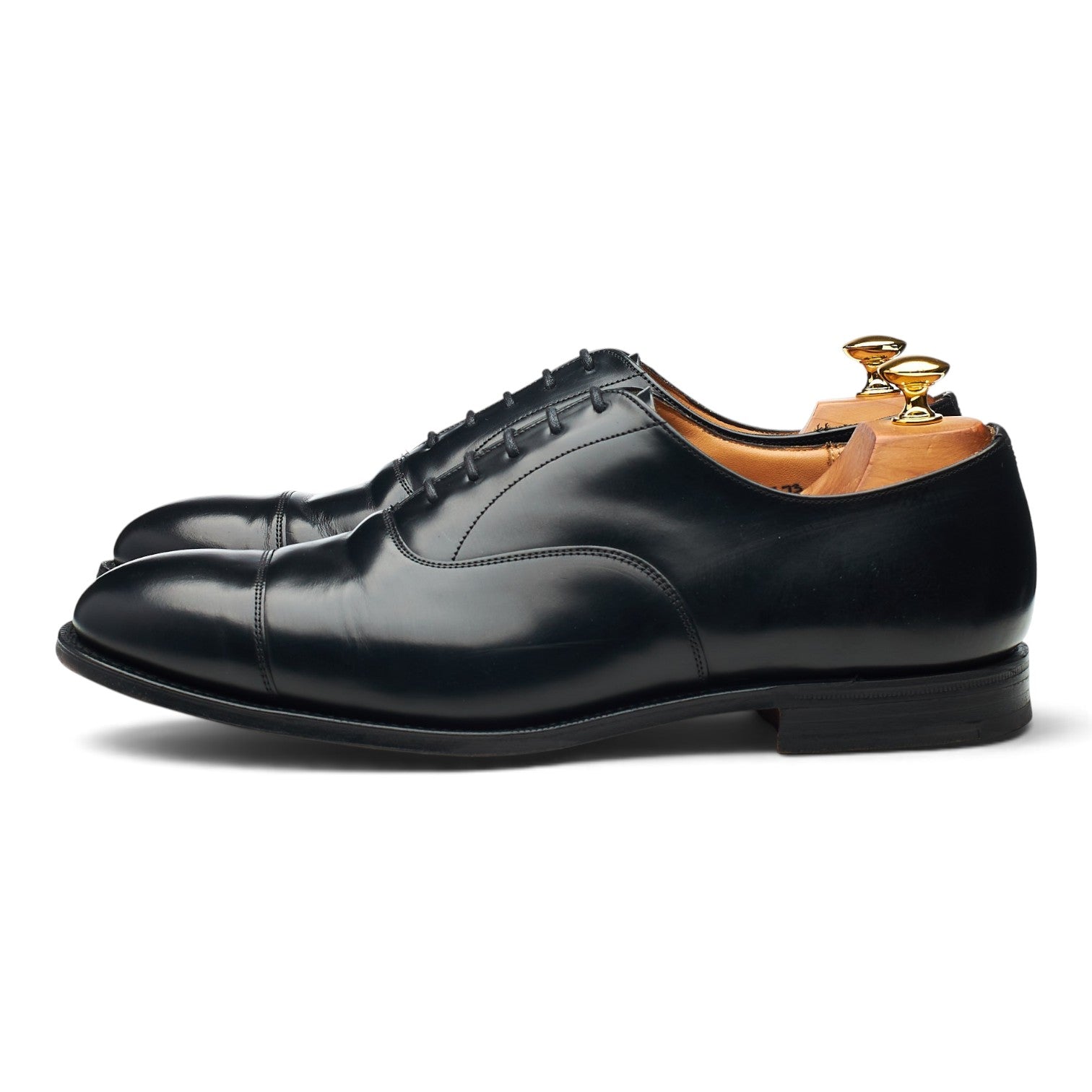 Church’s Balmoral richelieu cuir noir UK10.5 bout droit