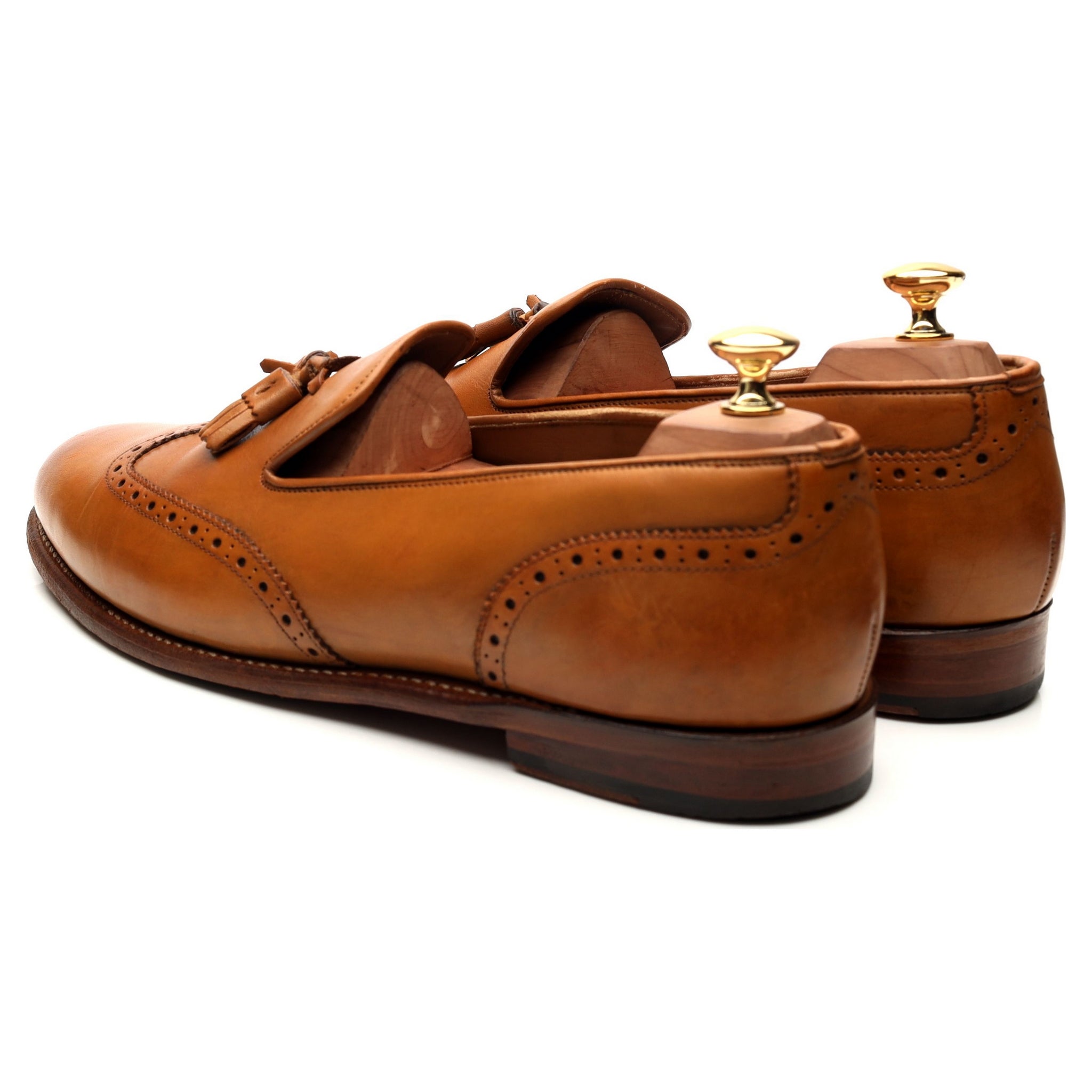 Grenson Monty mocassins glands cuir marron 10.5 UK