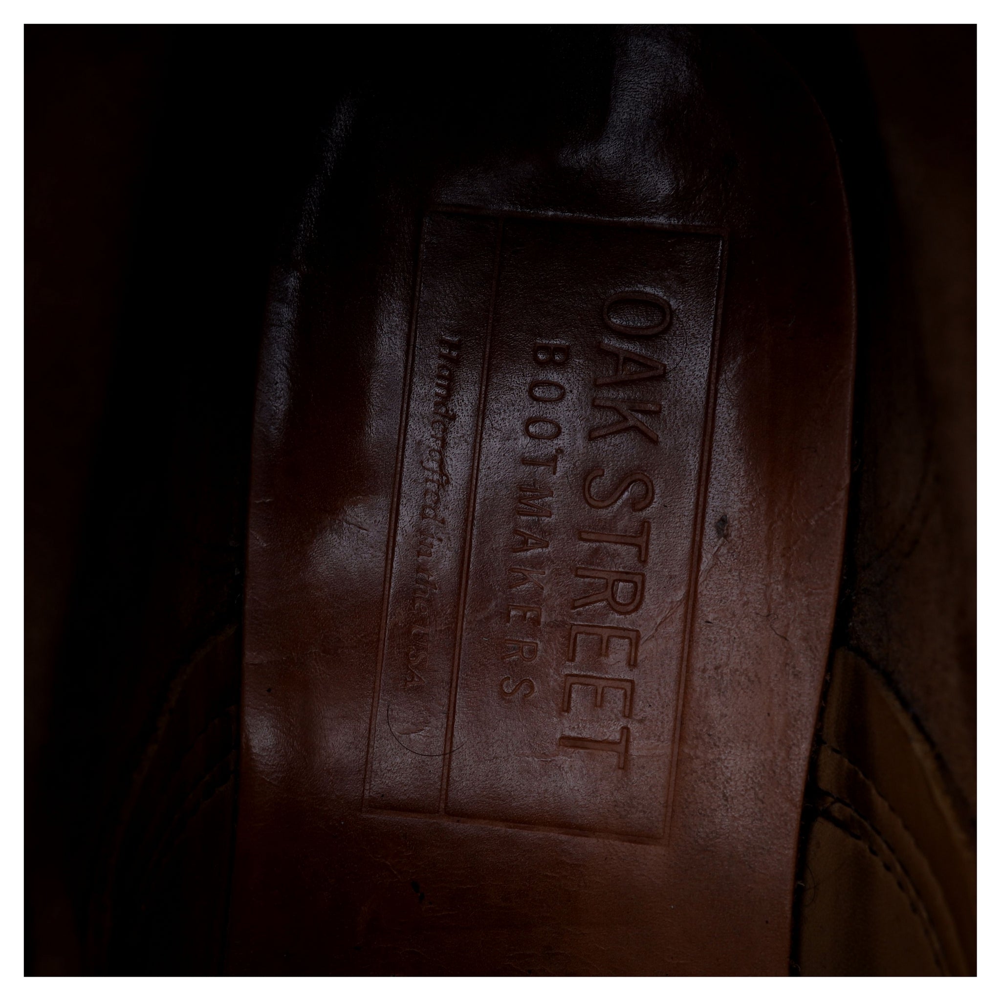 Oak Street Bootmakers Trench boots cuir marron UK 7,5