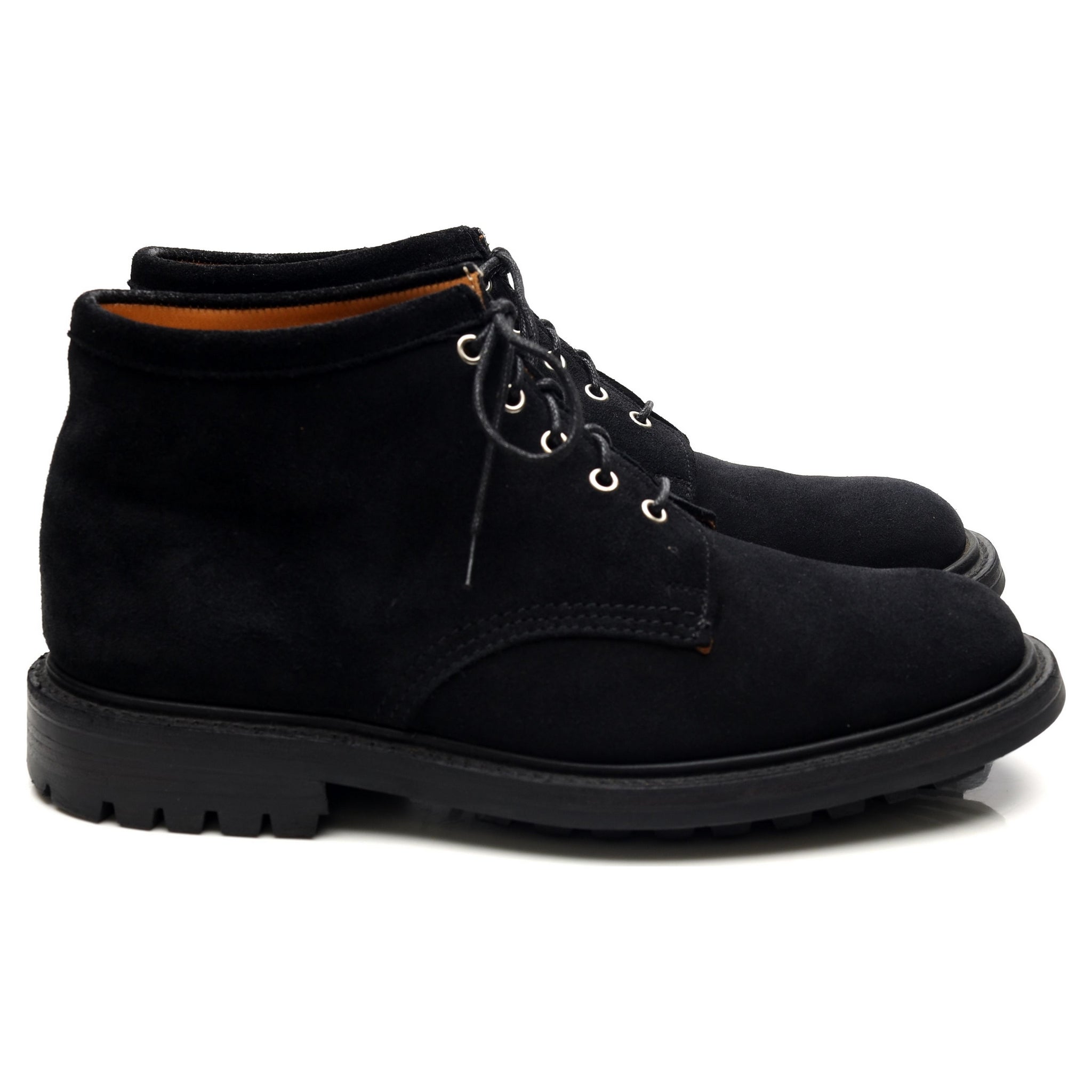 Margaret Howell bottines suède noir UK 8