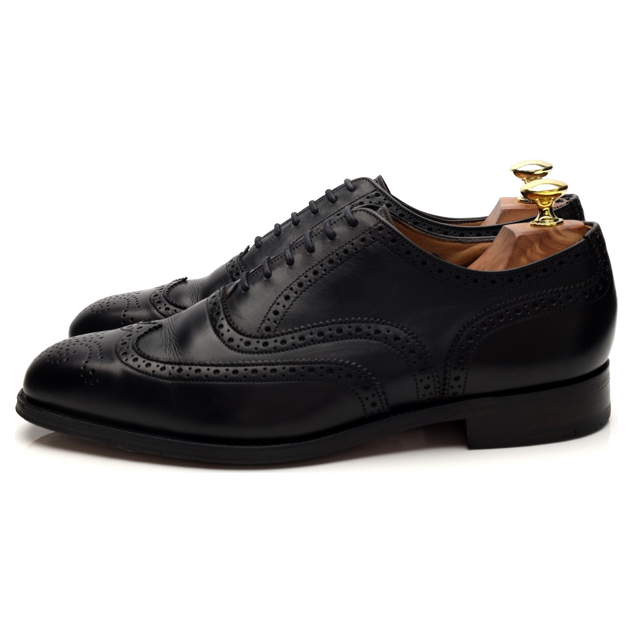 Tricker's Piccadilly richelieu cuir noir UK 7