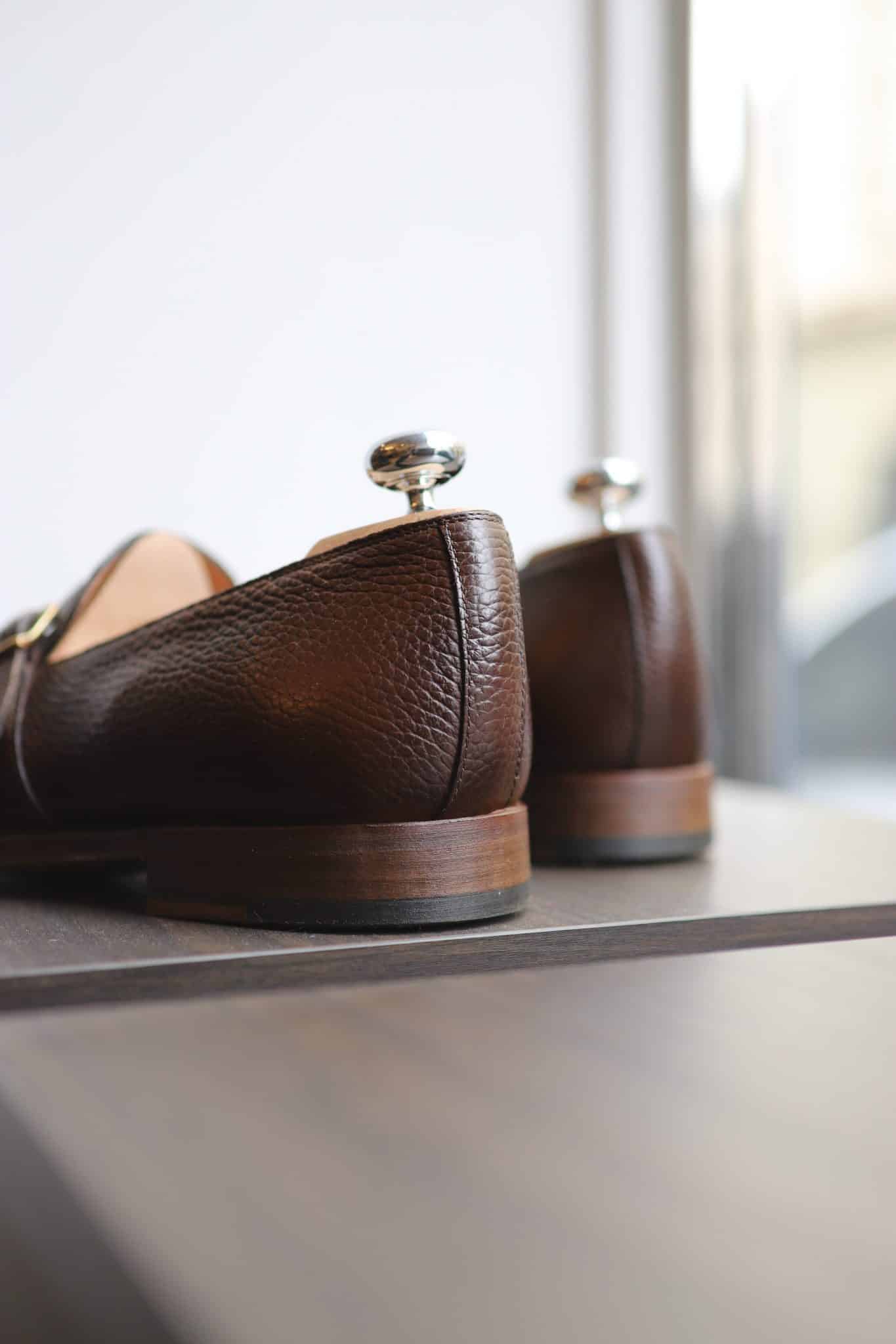 Malfroid Villalys Superleggera mocassin cuir grainé