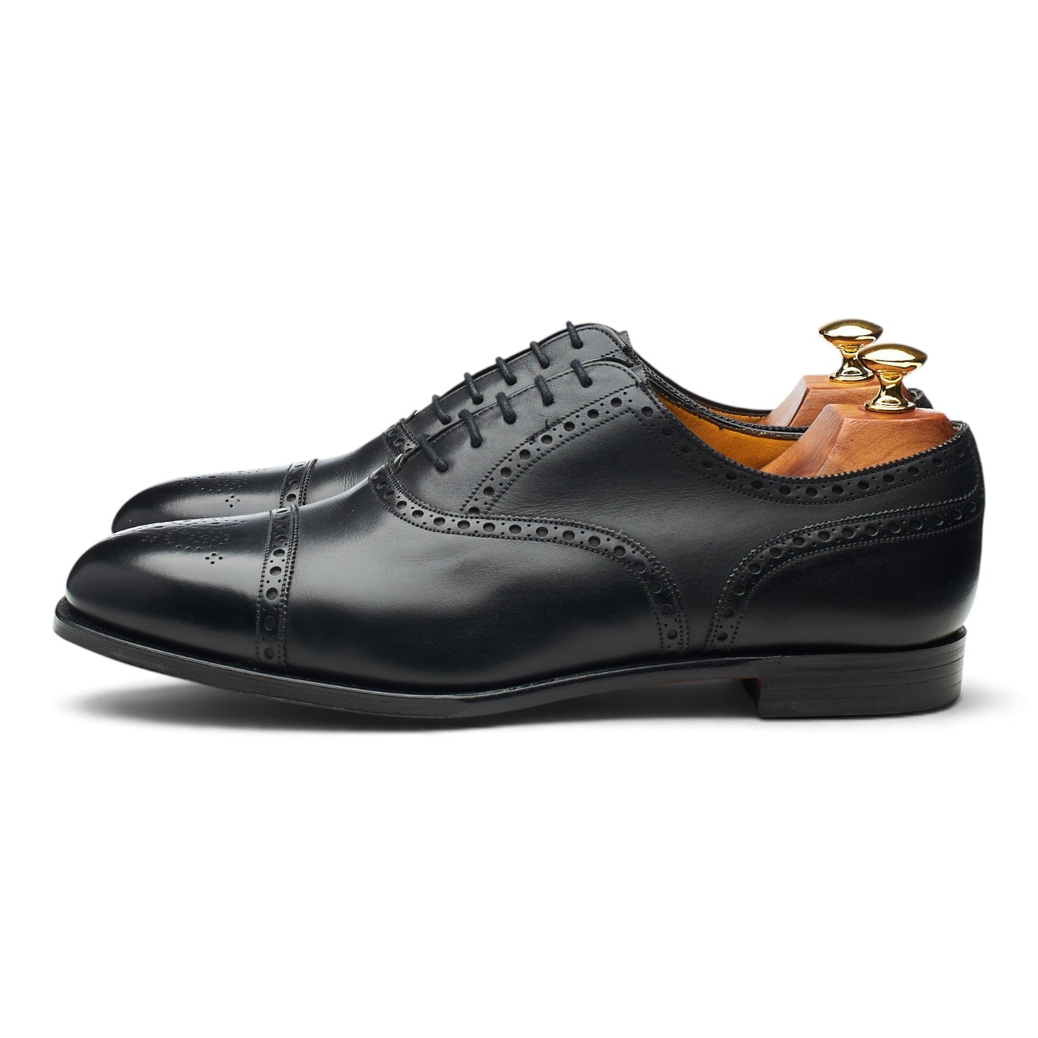 Grenson Vintage oxford brogues cuir noir UK 9