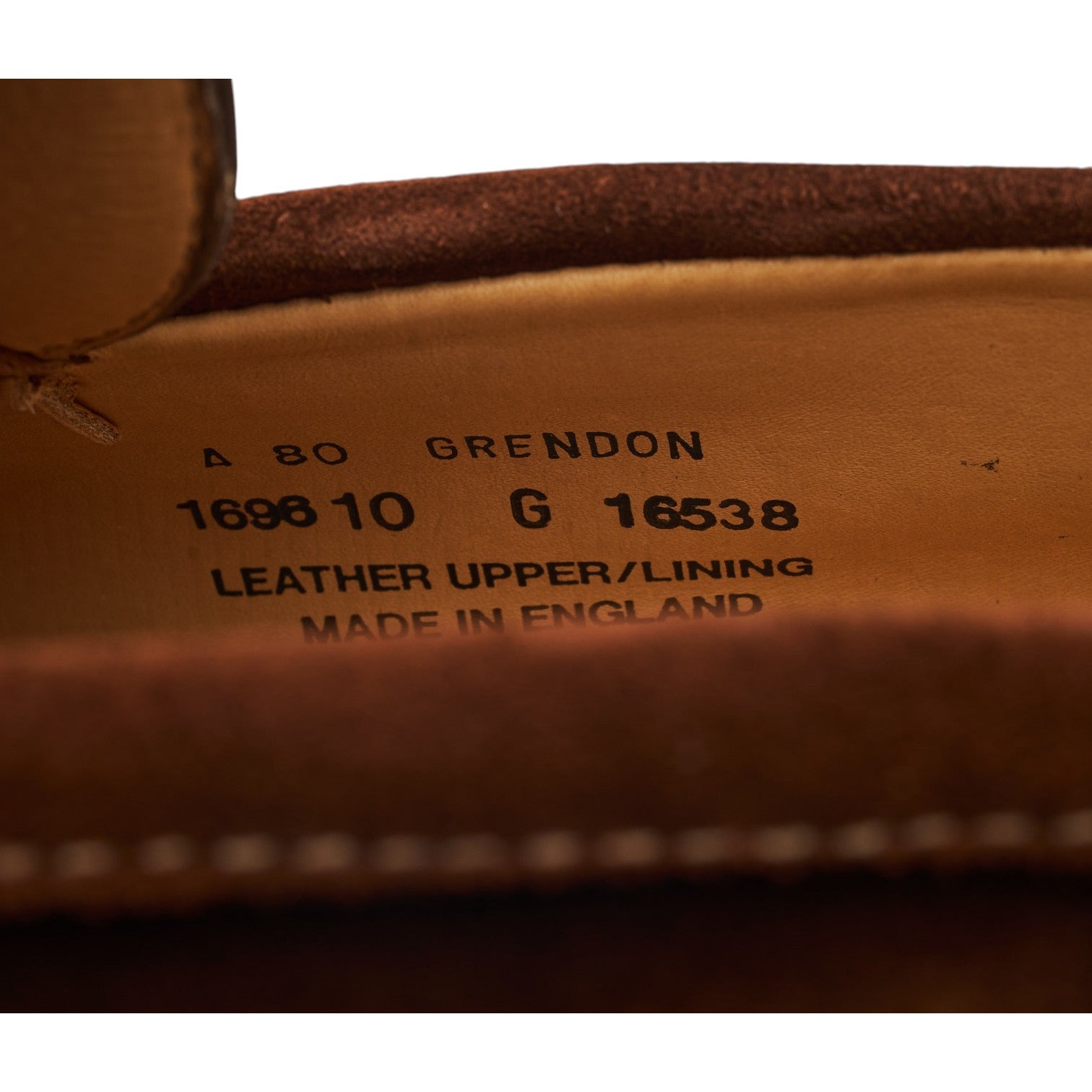 Alfred Sargent Grendon mocassins cuir marron pointure UK 10