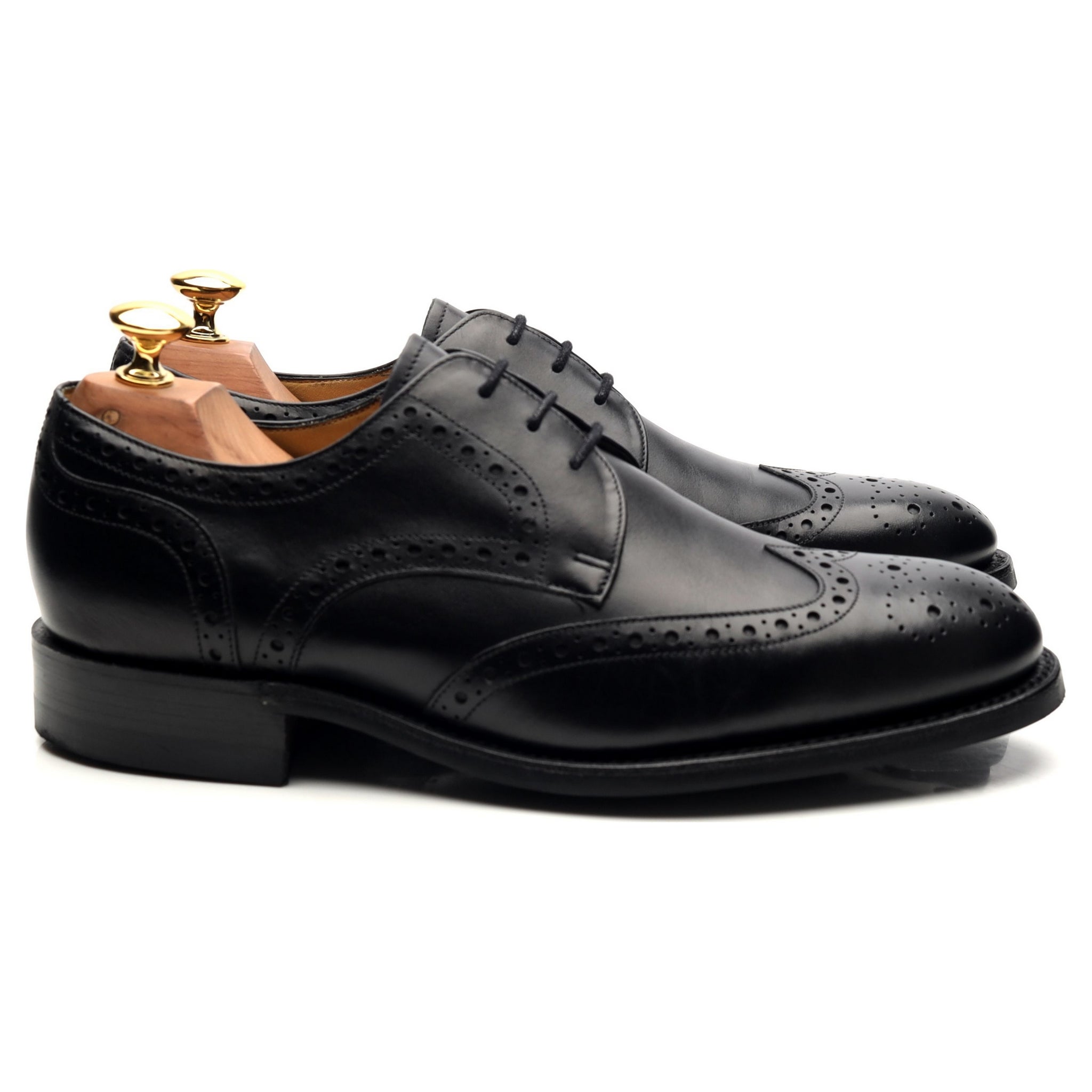 Barker Longworth derby cuir noir UK 6 G semelle gomme