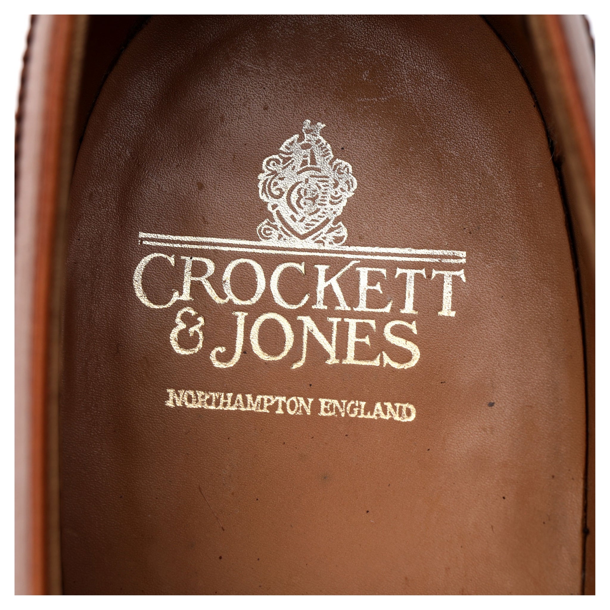 Crockett & Jones Chalfont monk cuir marron UK 9.5
