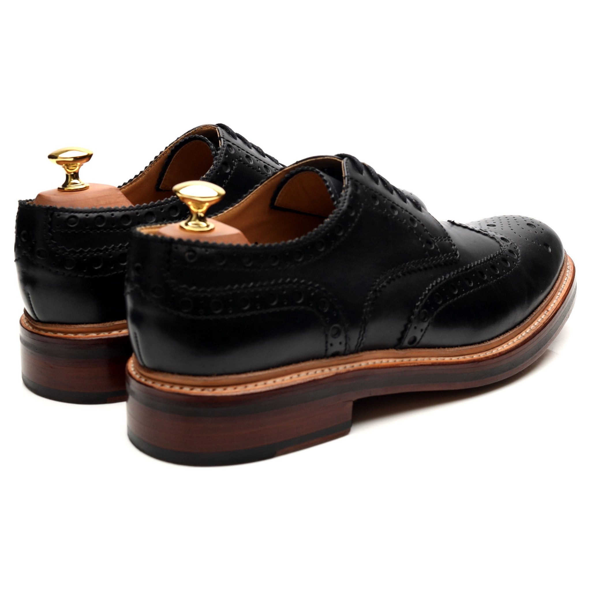 Grenson Archie derby cuir noir pointure UK 9 large