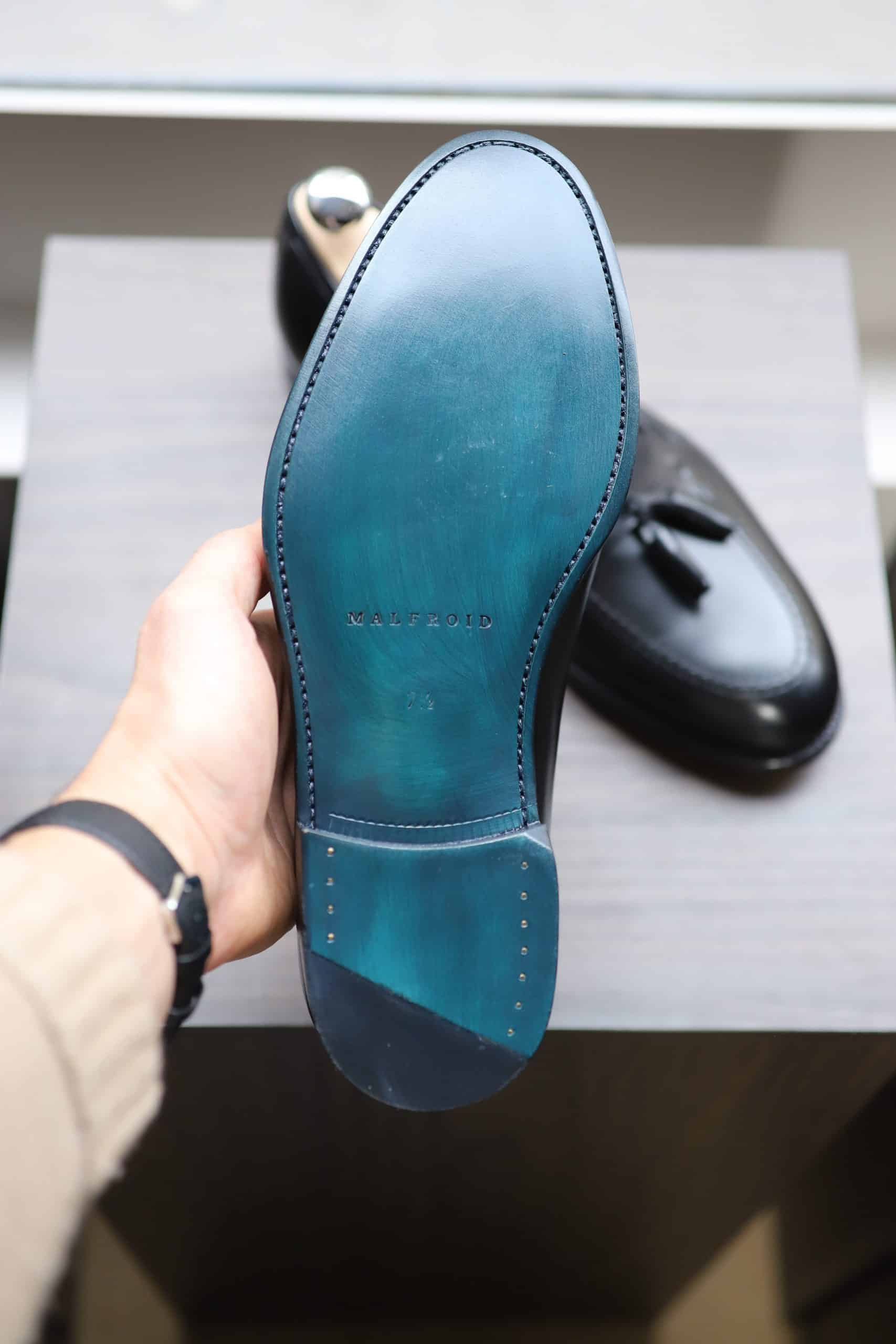 Malfroid Goodwood mocassin pampilles cuir