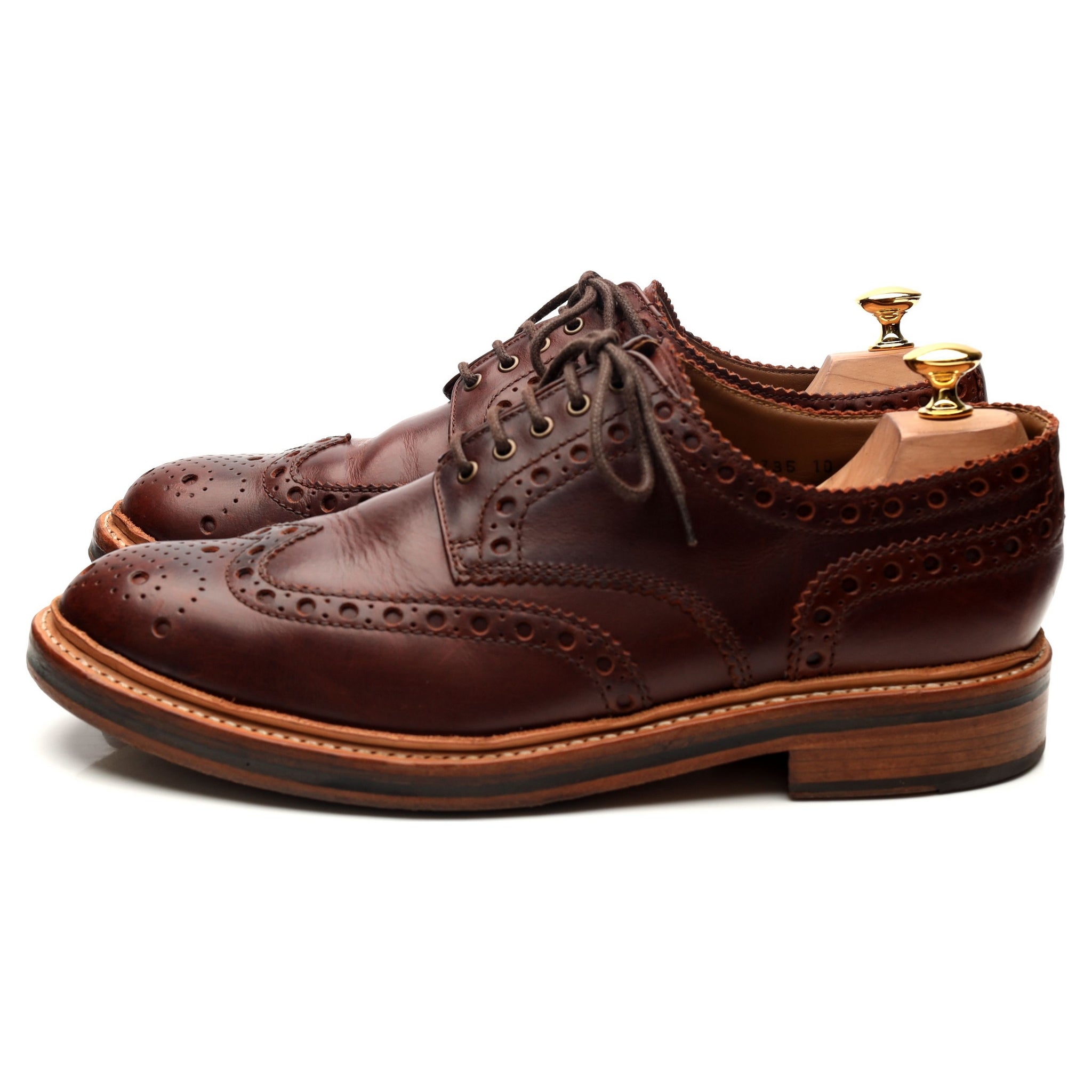Grenson Archie derby cuir marron UK 10 G