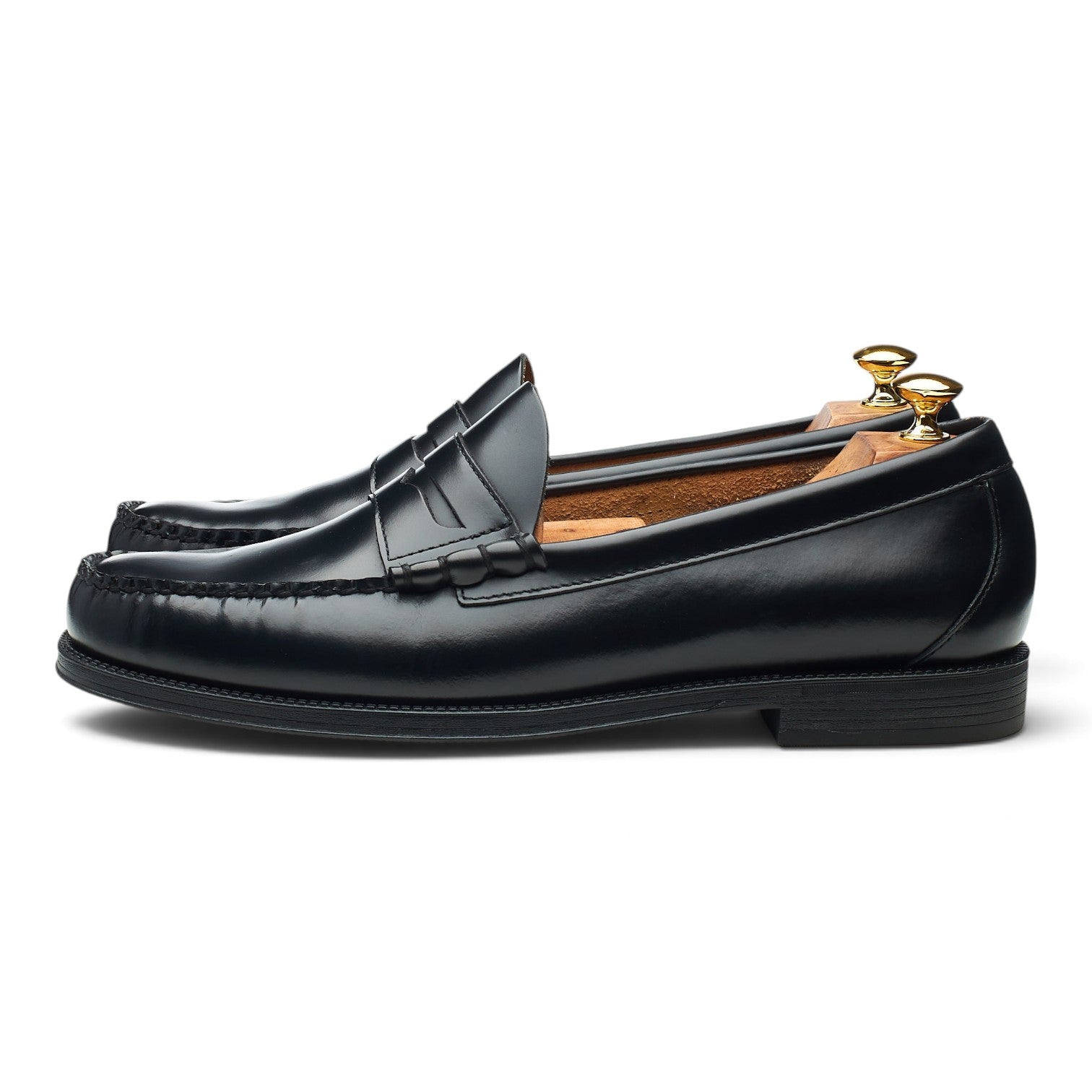 G.H. Bass Weejuns mocassins cuir noir pointure 11