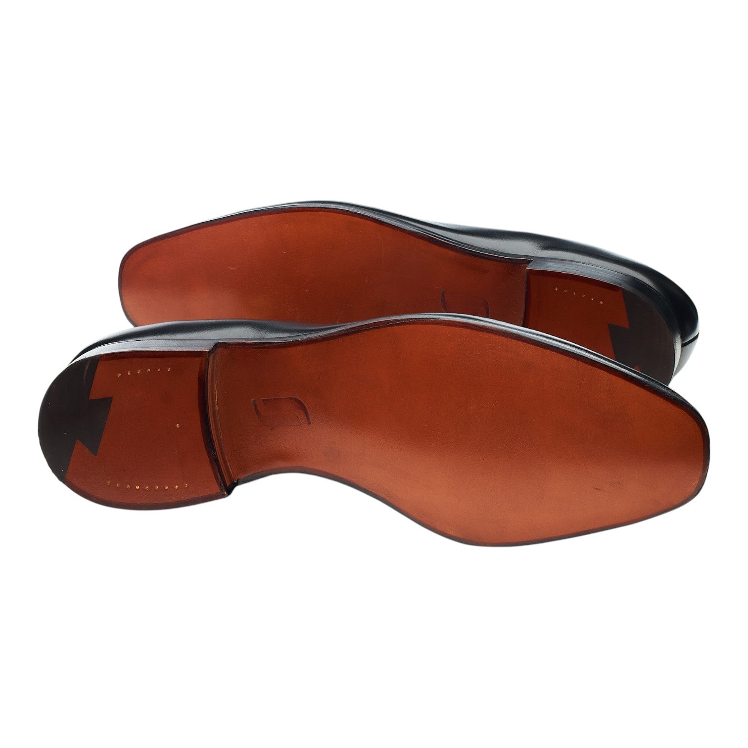 Richard James Walton mocassins cuir noir UK 10.5