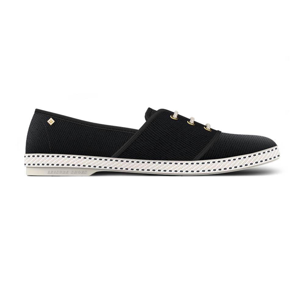 RIVIERAS Lacets 4011 chaussures toile noir