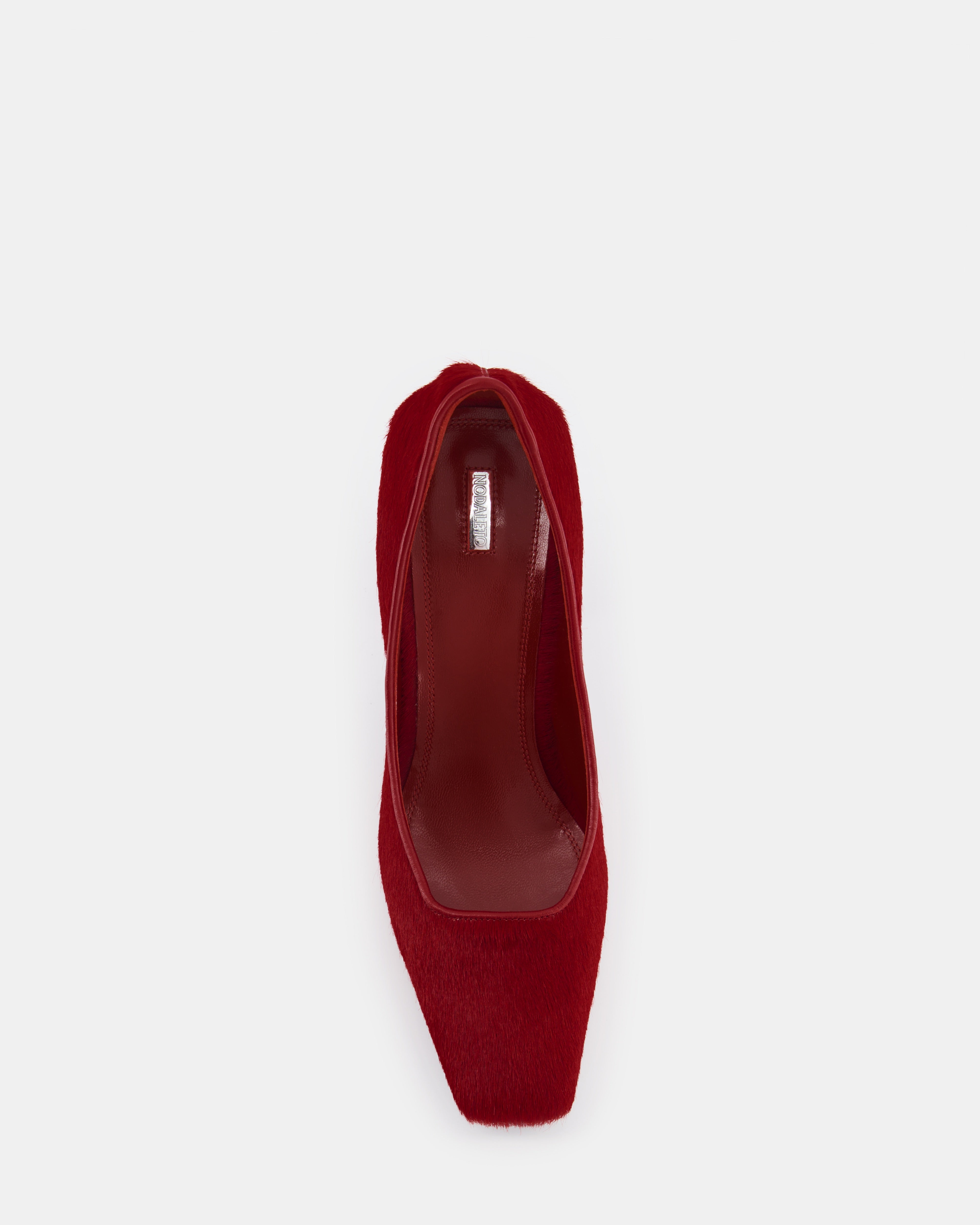 Nodaleto Nodstalgia Heidi escarpins rouge cavallino talon 8,5 cm