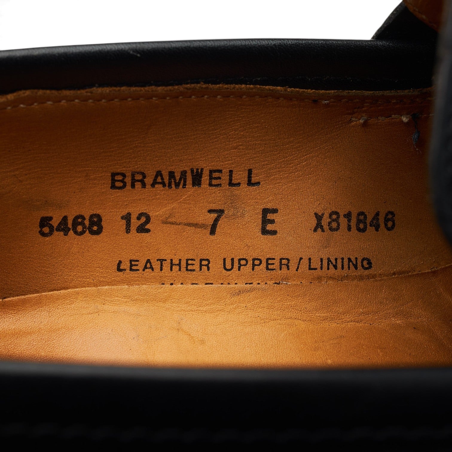 Crockett & Jones Bramwell mocassin cuir noir UK7 penny