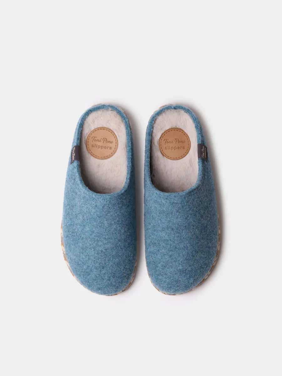 Toni Pons Deli-FP mules feutrine femme fourrée