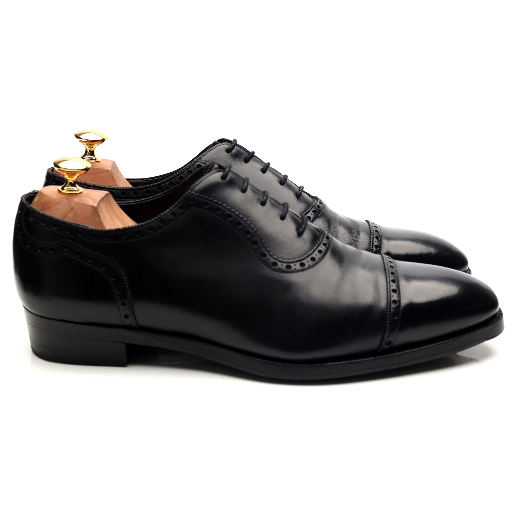 Gaziano & Girling St. James II oxford cuir noir UK 10